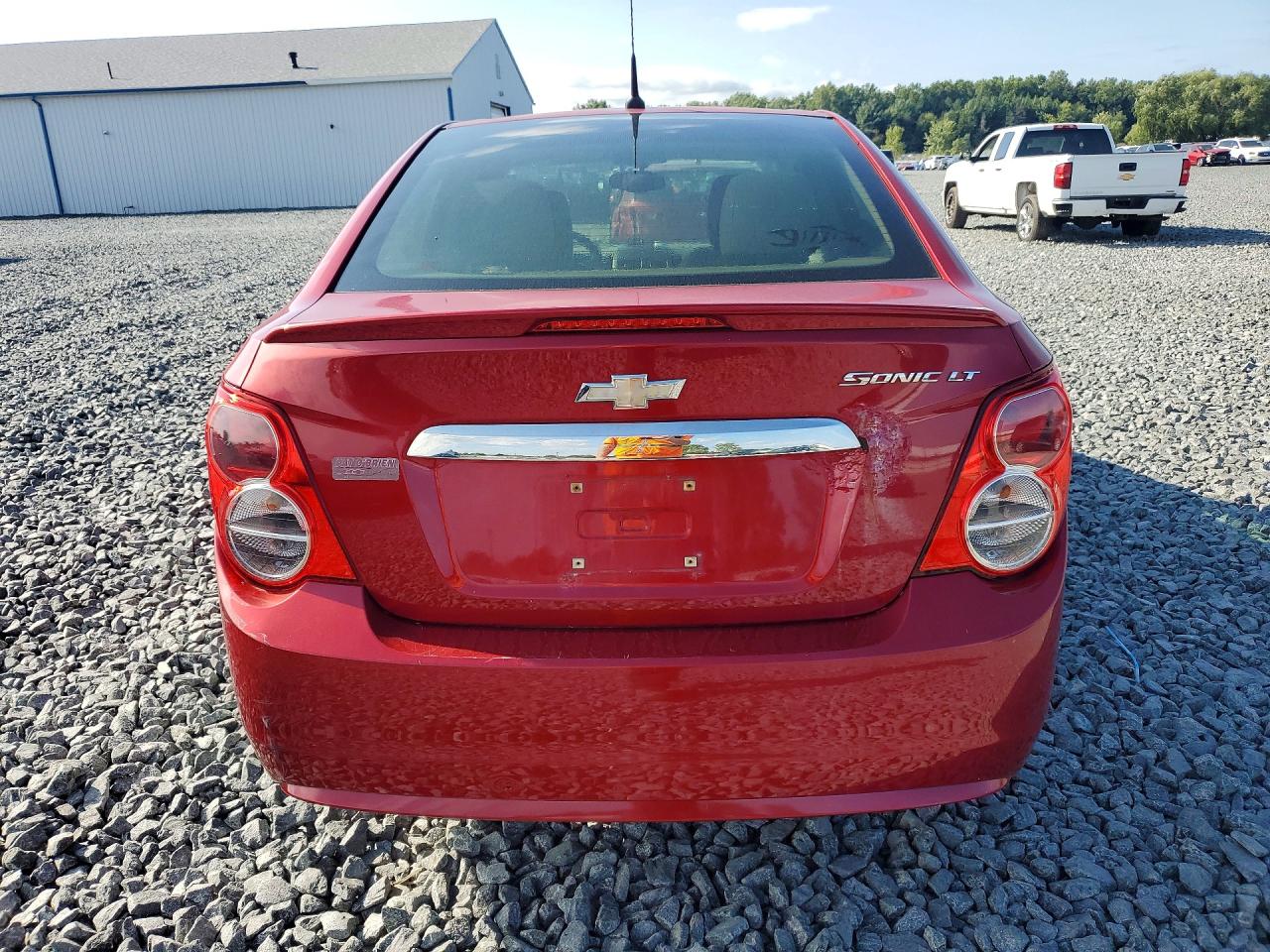 2014 Chevrolet Sonic Lt Red vin: 1G1JC5SH6E4140638