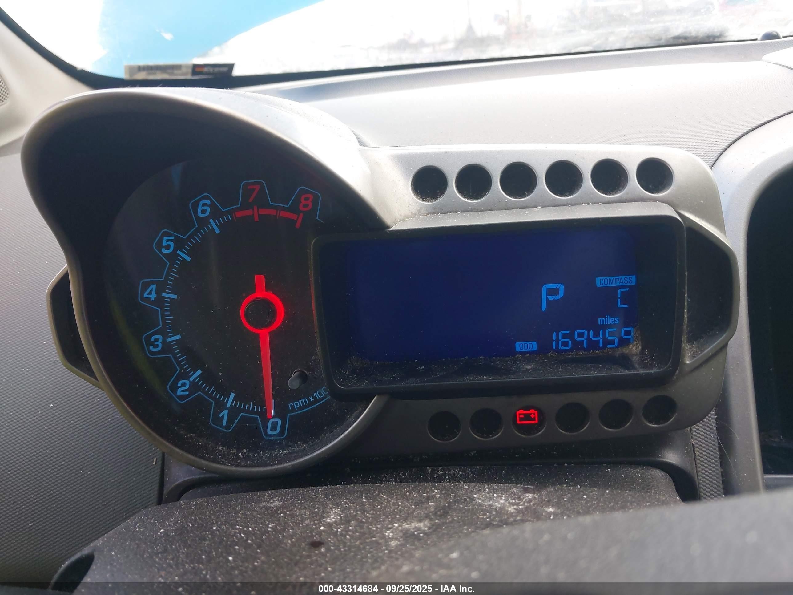 2014 Chevrolet Sonic Lt Auto Light Blue vin: 1G1JC5SH6E4154975