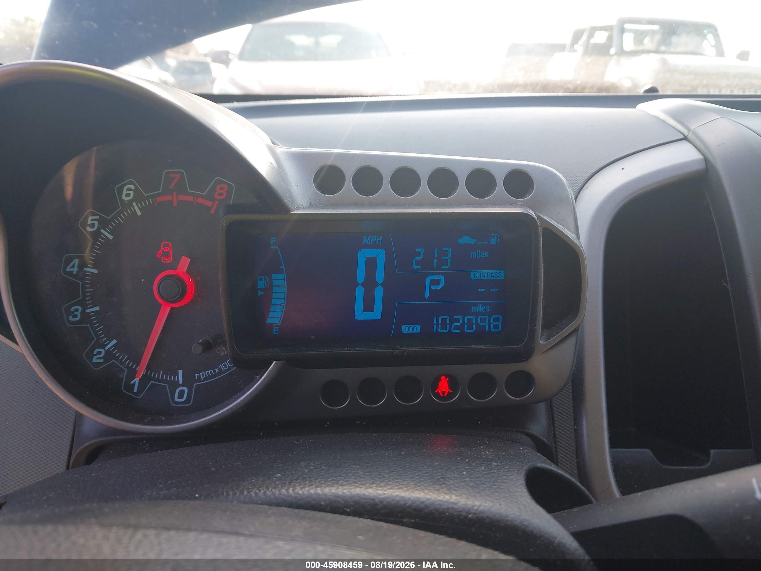 2015 Chevrolet Sonic Lt Auto Blue vin: 1G1JC5SH6F4131276