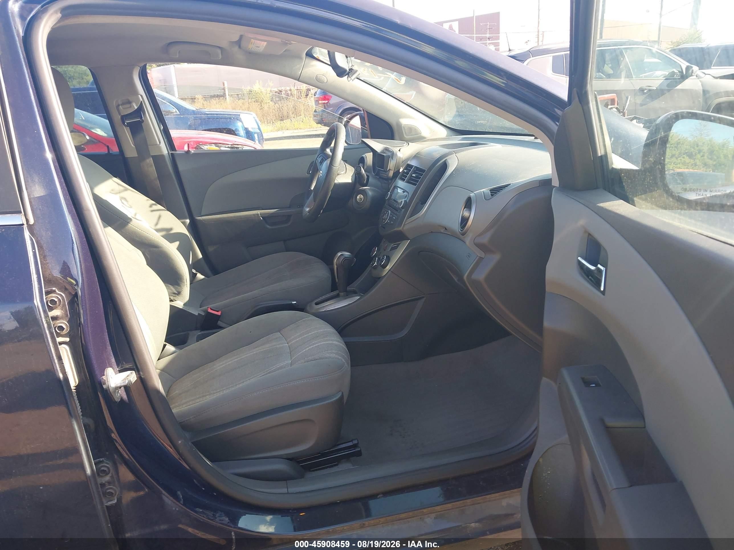 2015 Chevrolet Sonic Lt Auto Blue vin: 1G1JC5SH6F4131276