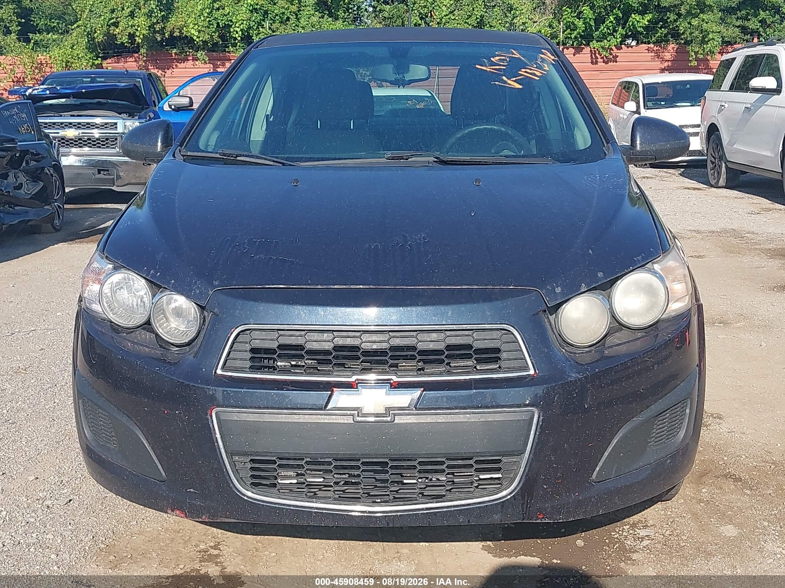 2015 Chevrolet Sonic Lt Auto Blue vin: 1G1JC5SH6F4131276