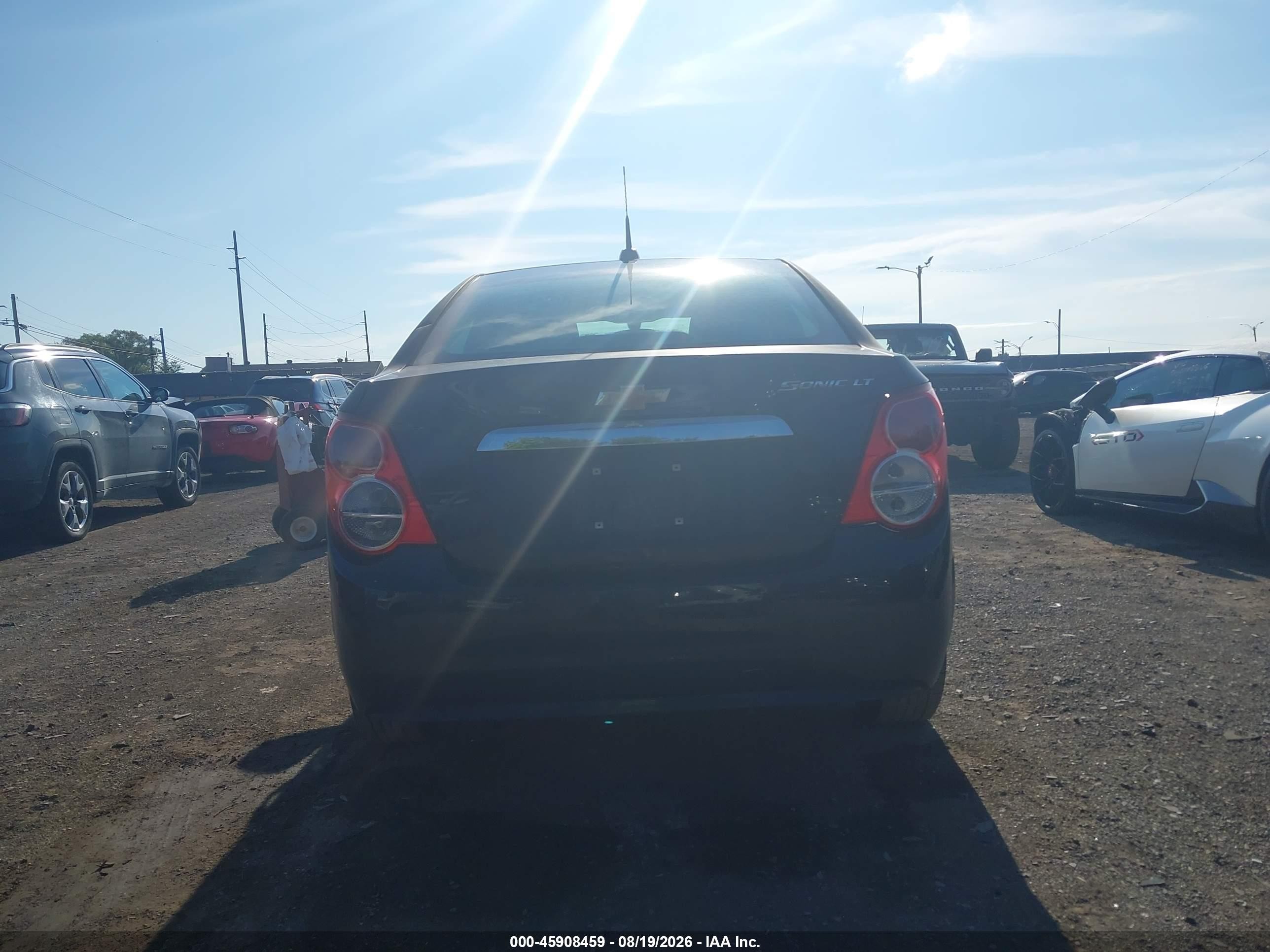 2015 Chevrolet Sonic Lt Auto Blue vin: 1G1JC5SH6F4131276