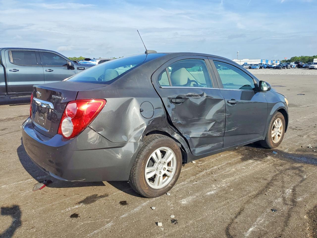 2015 Chevrolet Sonic Lt Black vin: 1G1JC5SH6F4141368