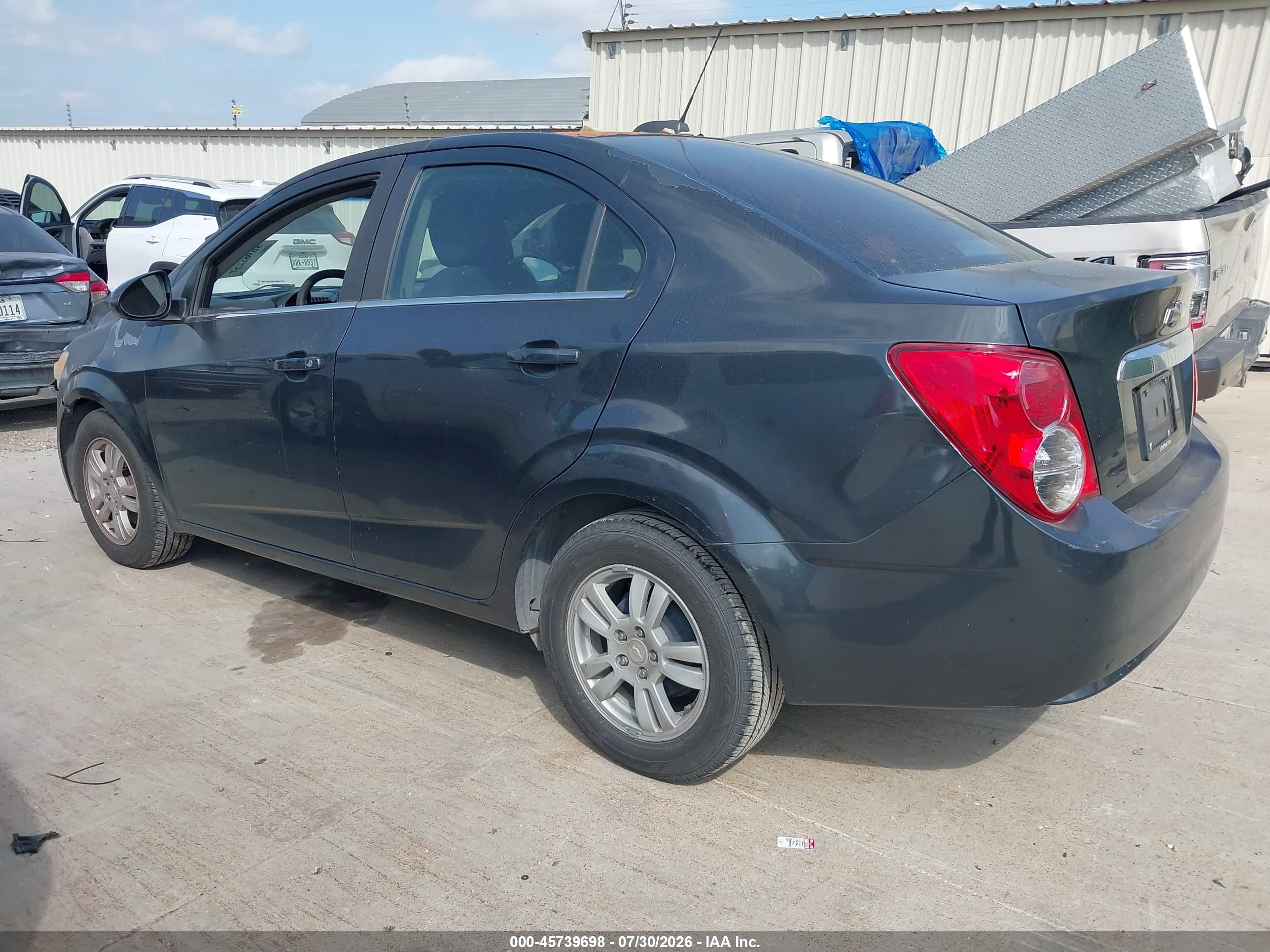 2015 Chevrolet Sonic Lt Auto Gray vin: 1G1JC5SH6F4181465