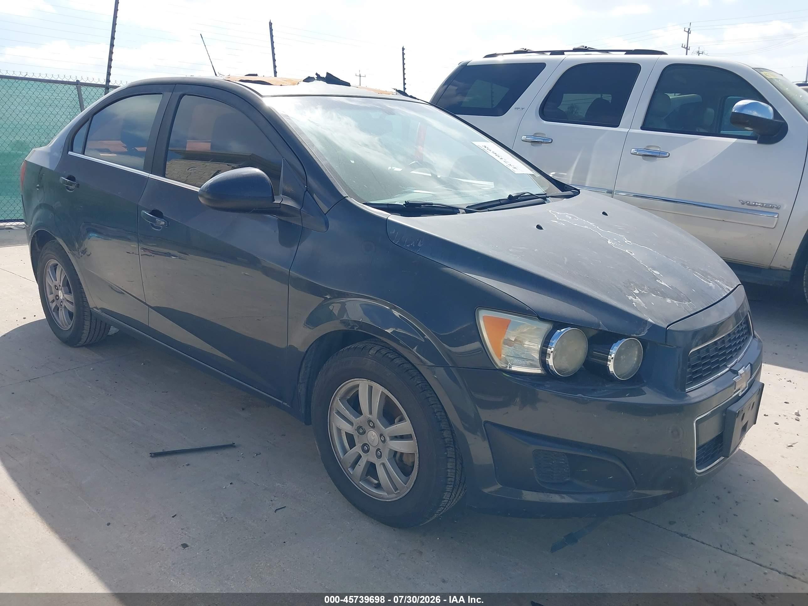 2015 Chevrolet Sonic Lt Auto Gray vin: 1G1JC5SH6F4181465