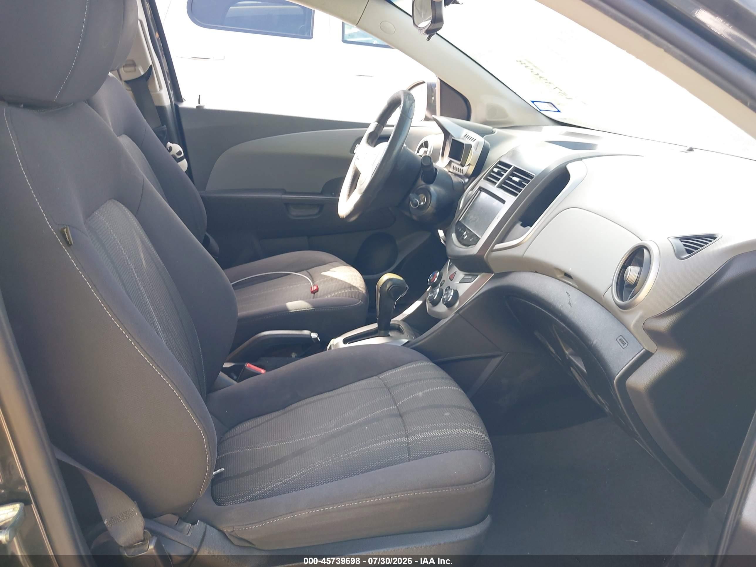 2015 Chevrolet Sonic Lt Auto Gray vin: 1G1JC5SH6F4181465
