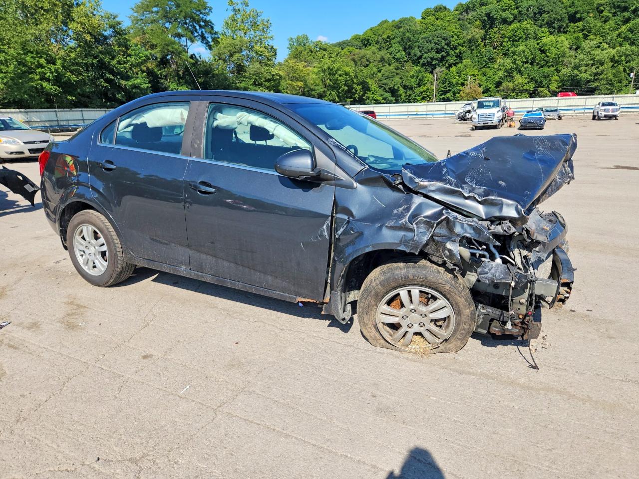 2015 Chevrolet Sonic Lt Угольный vin: 1G1JC5SH6F4183068