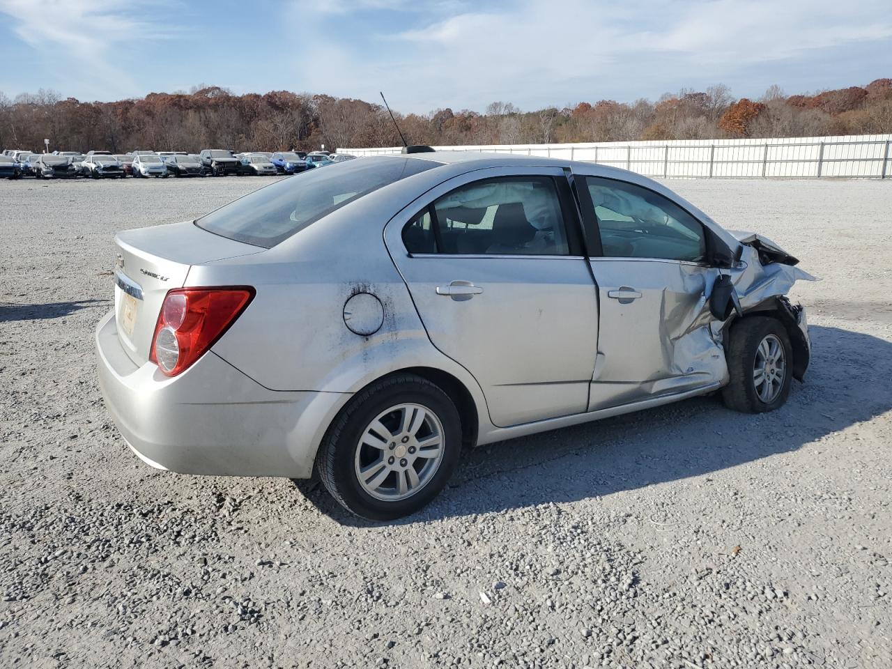 2015 Chevrolet Sonic Lt Silver vin: 1G1JC5SH6F4220491