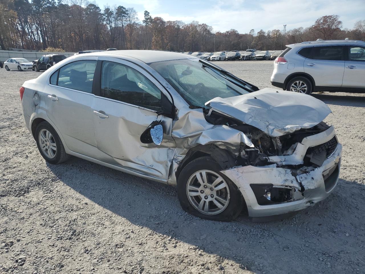 2015 Chevrolet Sonic Lt Silver vin: 1G1JC5SH6F4220491