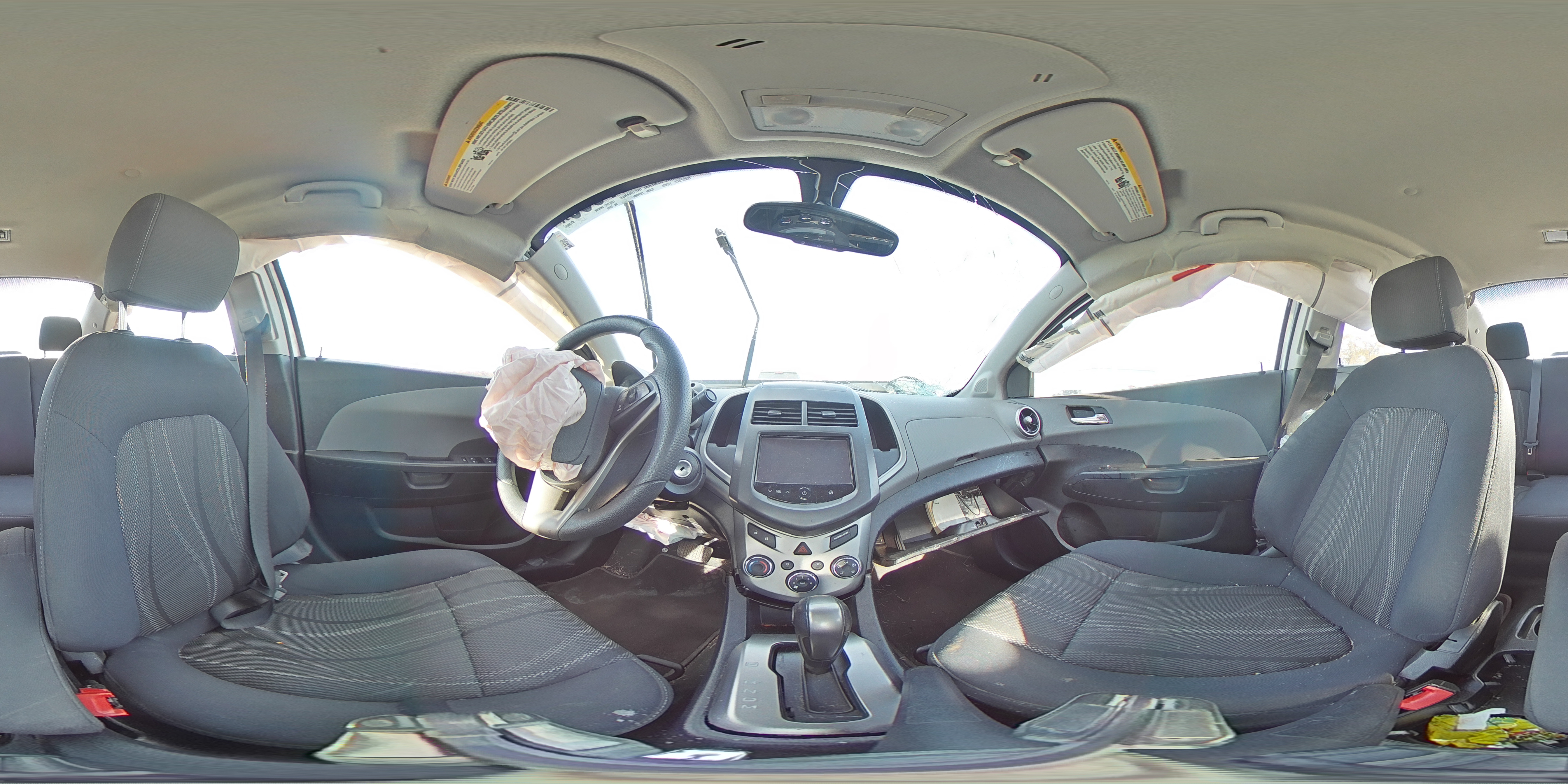 2015 Chevrolet Sonic Lt Silver vin: 1G1JC5SH6F4220491