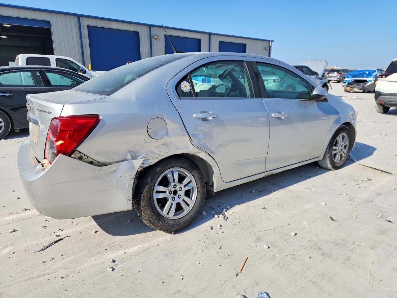 2012 Chevrolet Sonic Lt Silver vin: 1G1JC5SH7C4103787