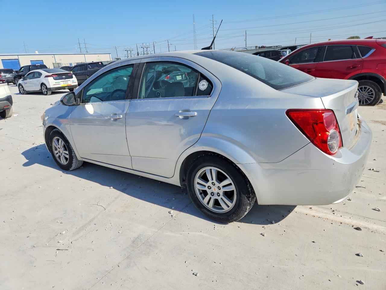 2012 Chevrolet Sonic Lt Silver vin: 1G1JC5SH7C4103787