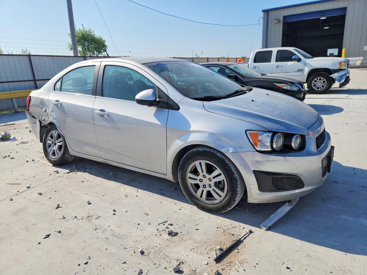2012 Chevrolet Sonic Lt Silver vin: 1G1JC5SH7C4103787