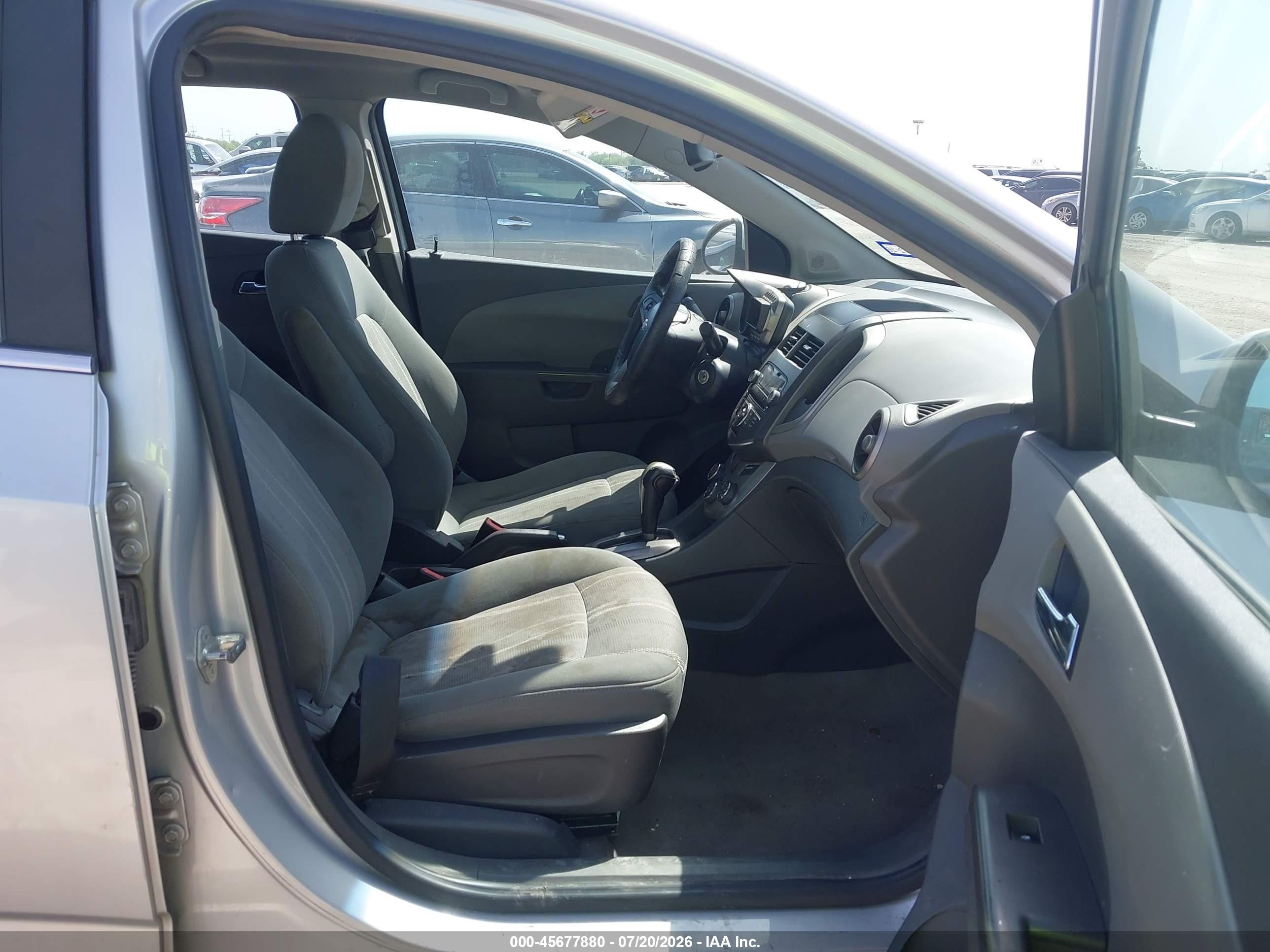 2012 Chevrolet Sonic 2lt Серебряный vin: 1G1JC5SH7C4112909