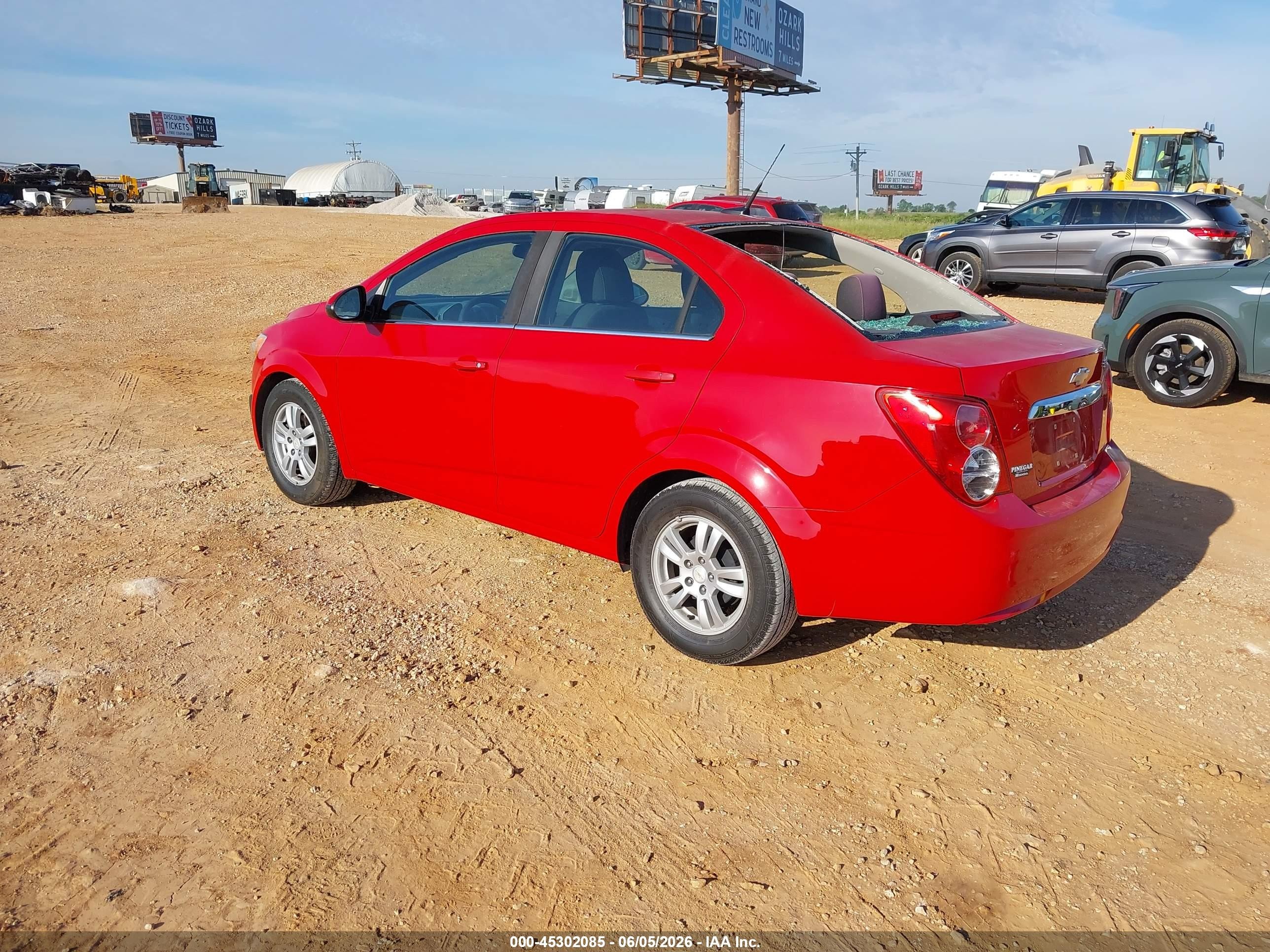 2012 Chevrolet Sonic 2lt Красный vin: 1G1JC5SH7C4116975