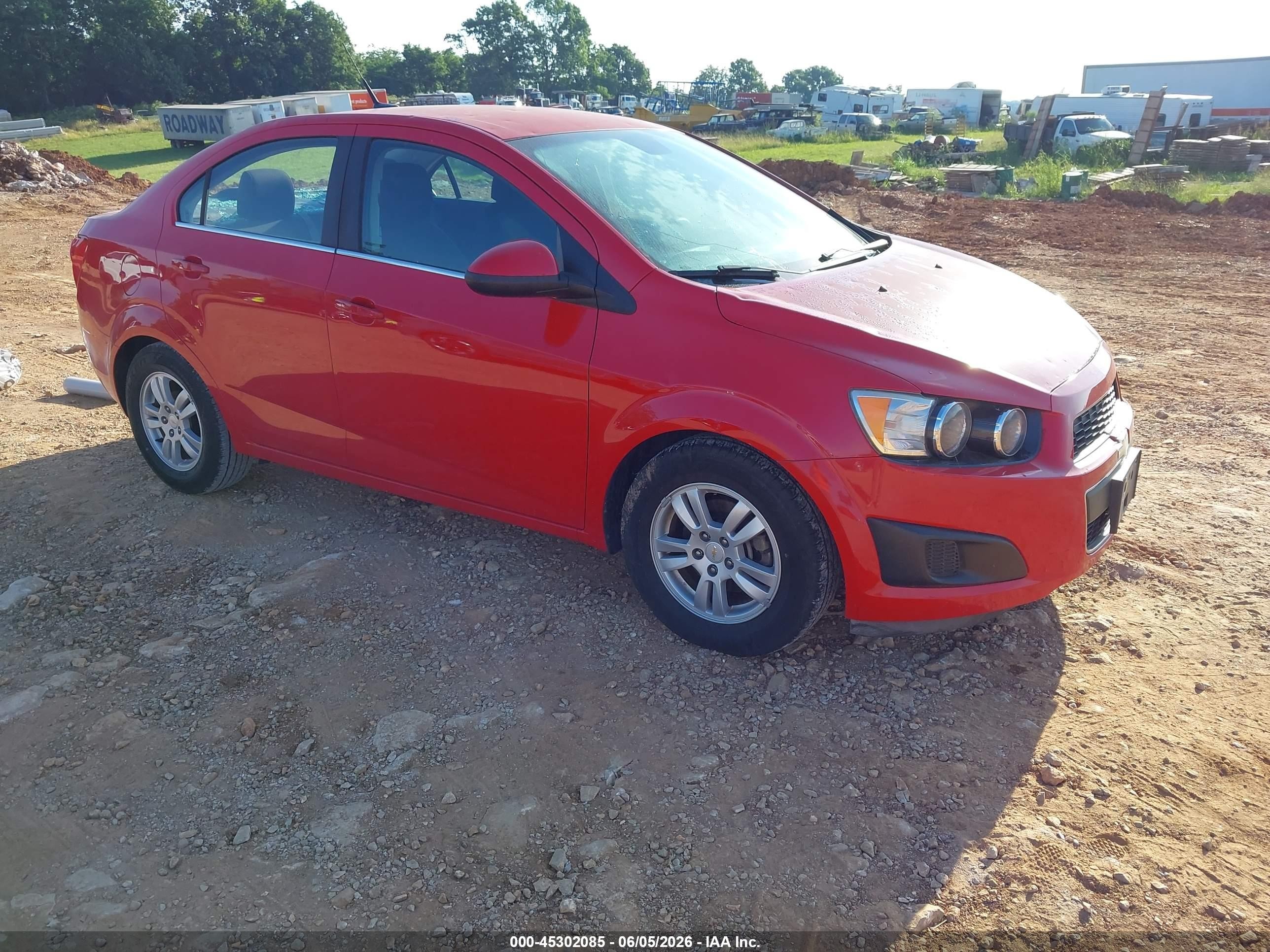 2012 Chevrolet Sonic 2lt Красный vin: 1G1JC5SH7C4116975