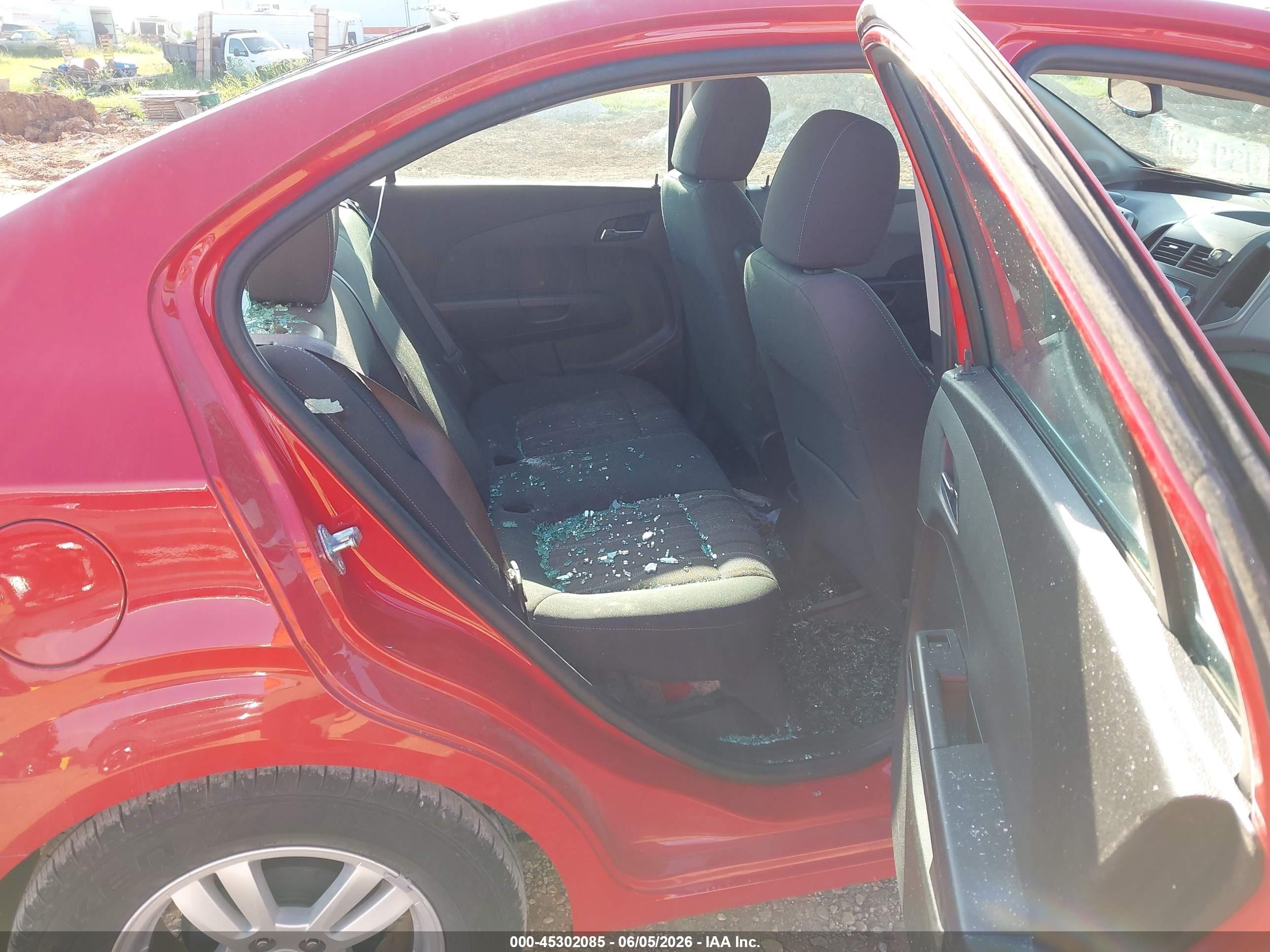2012 Chevrolet Sonic 2lt Красный vin: 1G1JC5SH7C4116975
