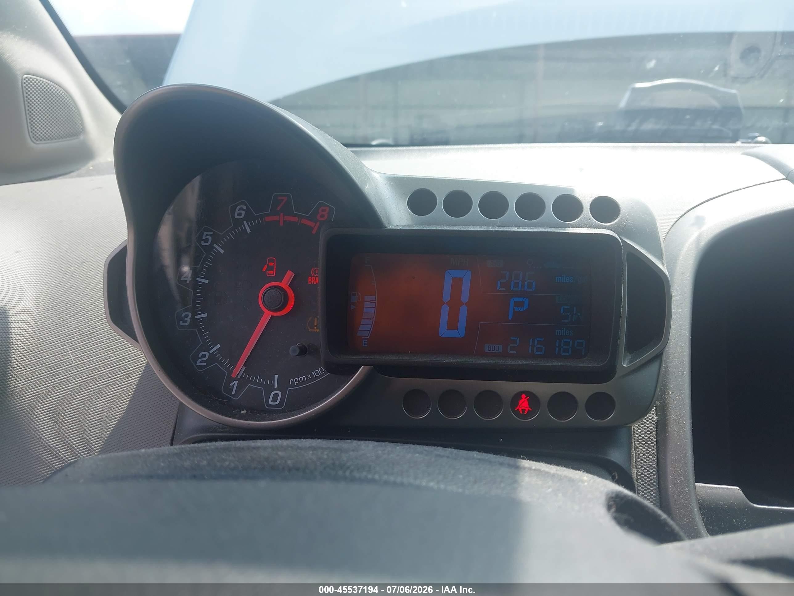 2012 Chevrolet Sonic 2lt Silver vin: 1G1JC5SH7C4197105