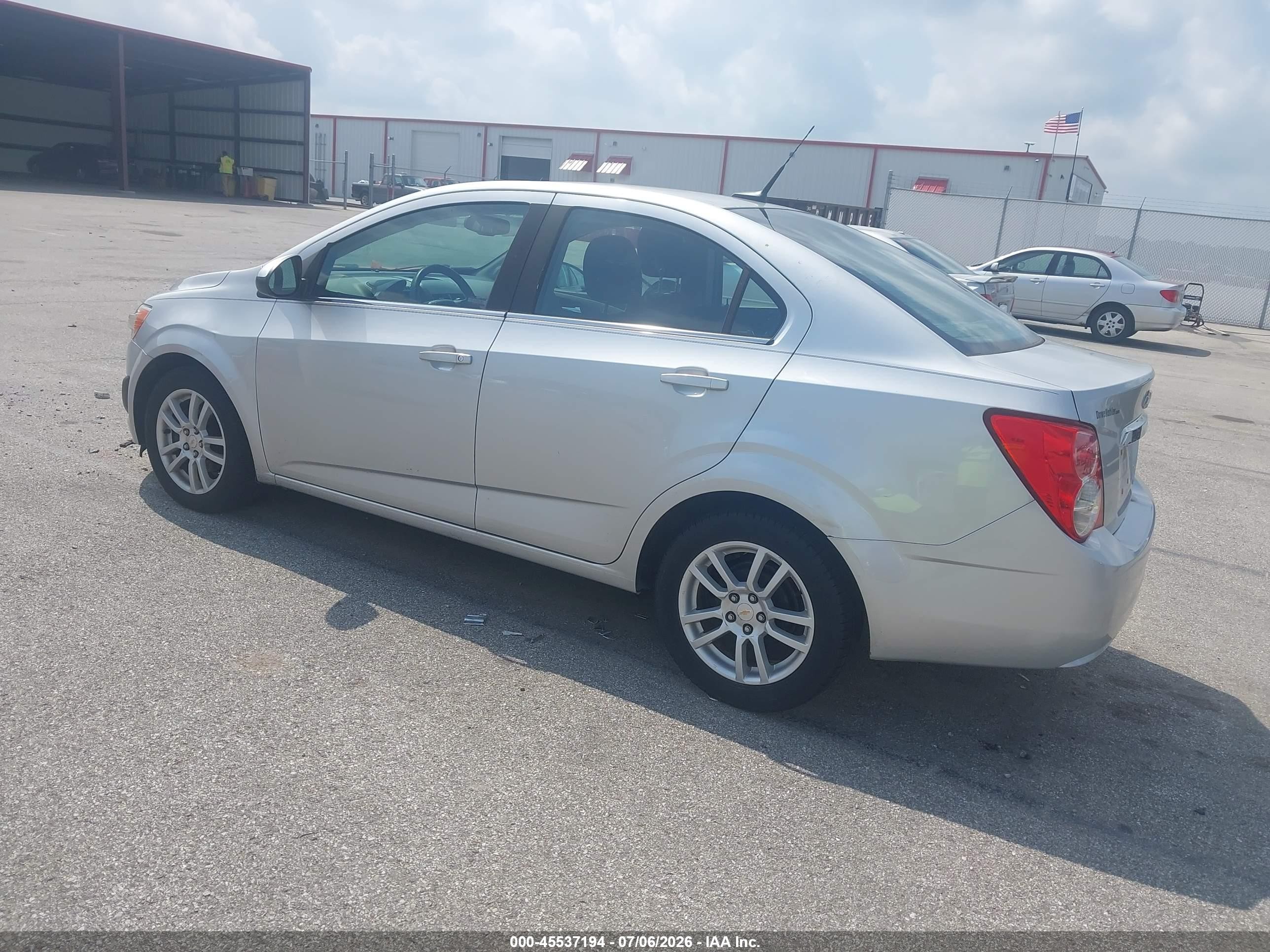 2012 Chevrolet Sonic 2lt Silver vin: 1G1JC5SH7C4197105