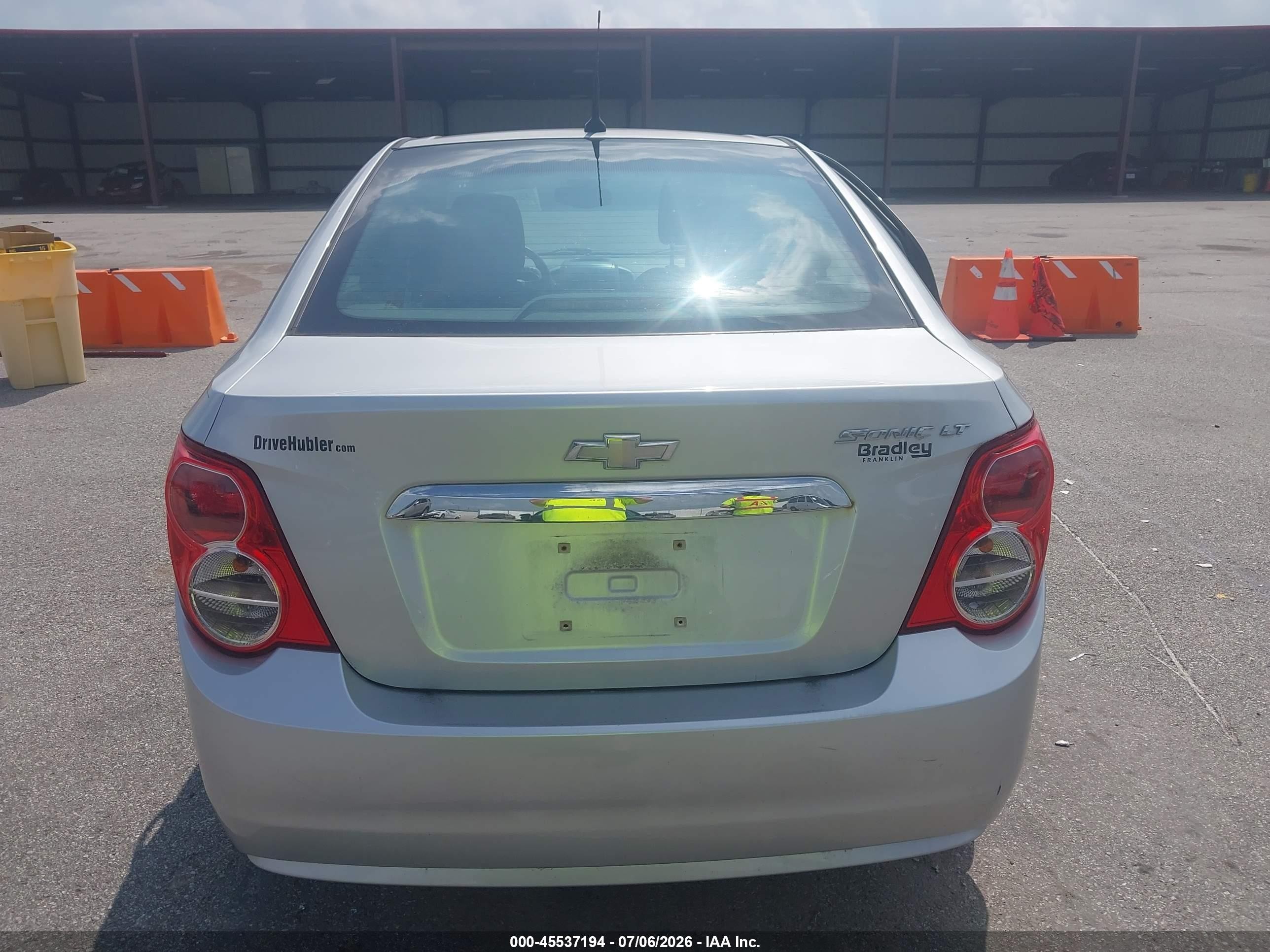 2012 Chevrolet Sonic 2lt Silver vin: 1G1JC5SH7C4197105