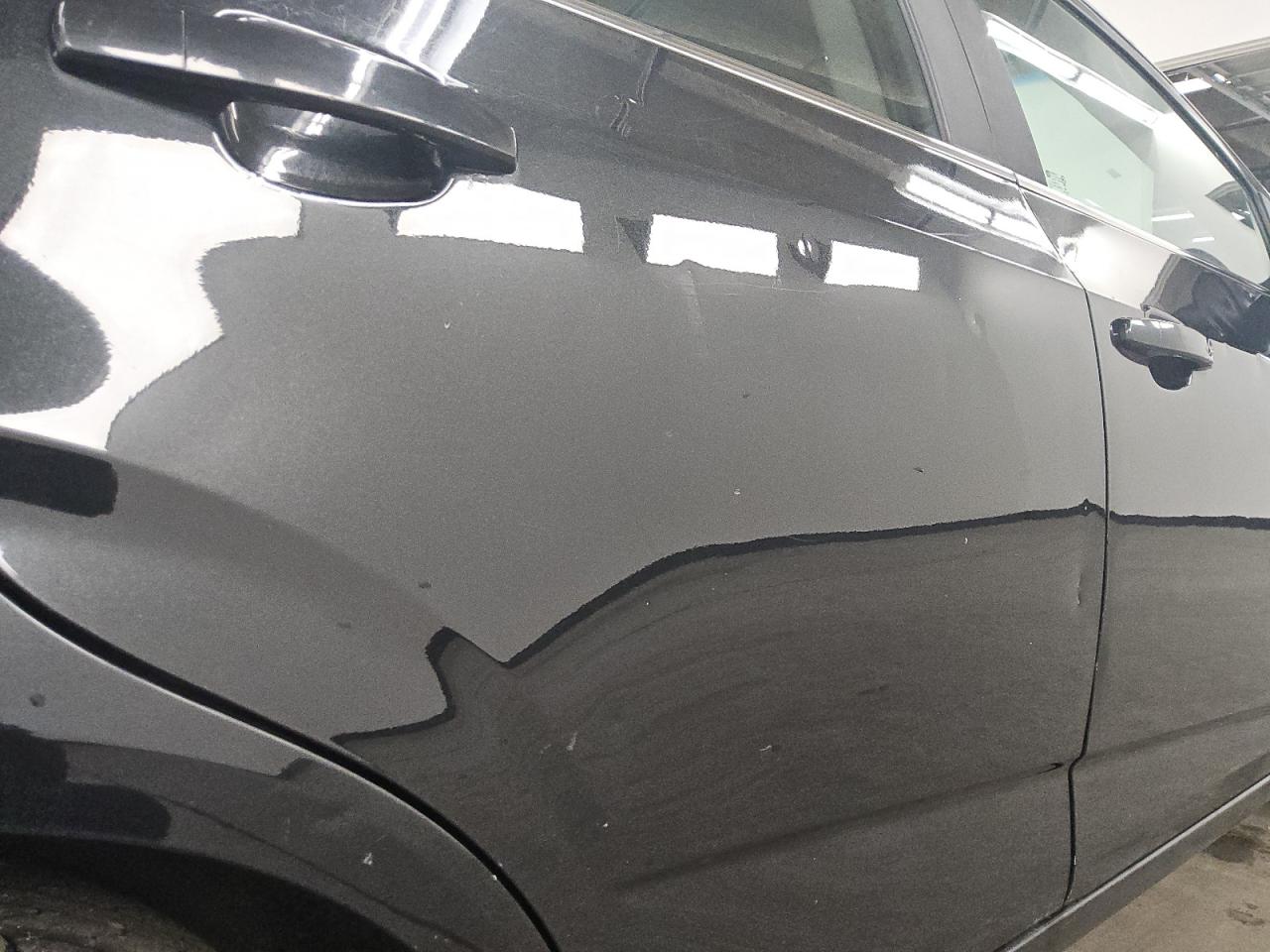 2013 Chevrolet Sonic Lt Black vin: 1G1JC5SH7D4192004 Damage: Right Rear Door, Dent(S) W/ Paint Dmg, 6 To 7 Inches