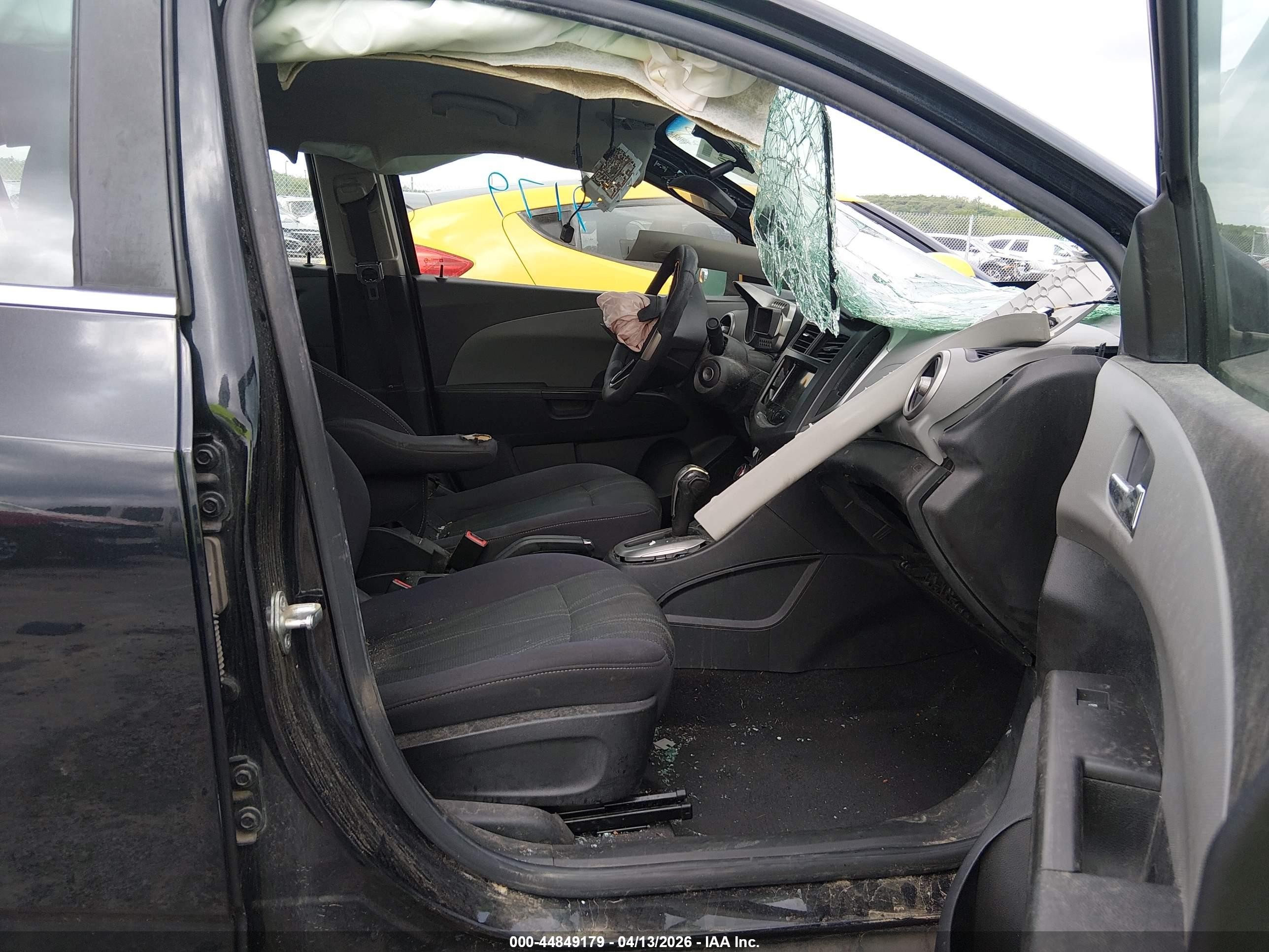 2014 Chevrolet Sonic Lt Auto Black vin: 1G1JC5SH7E4126781