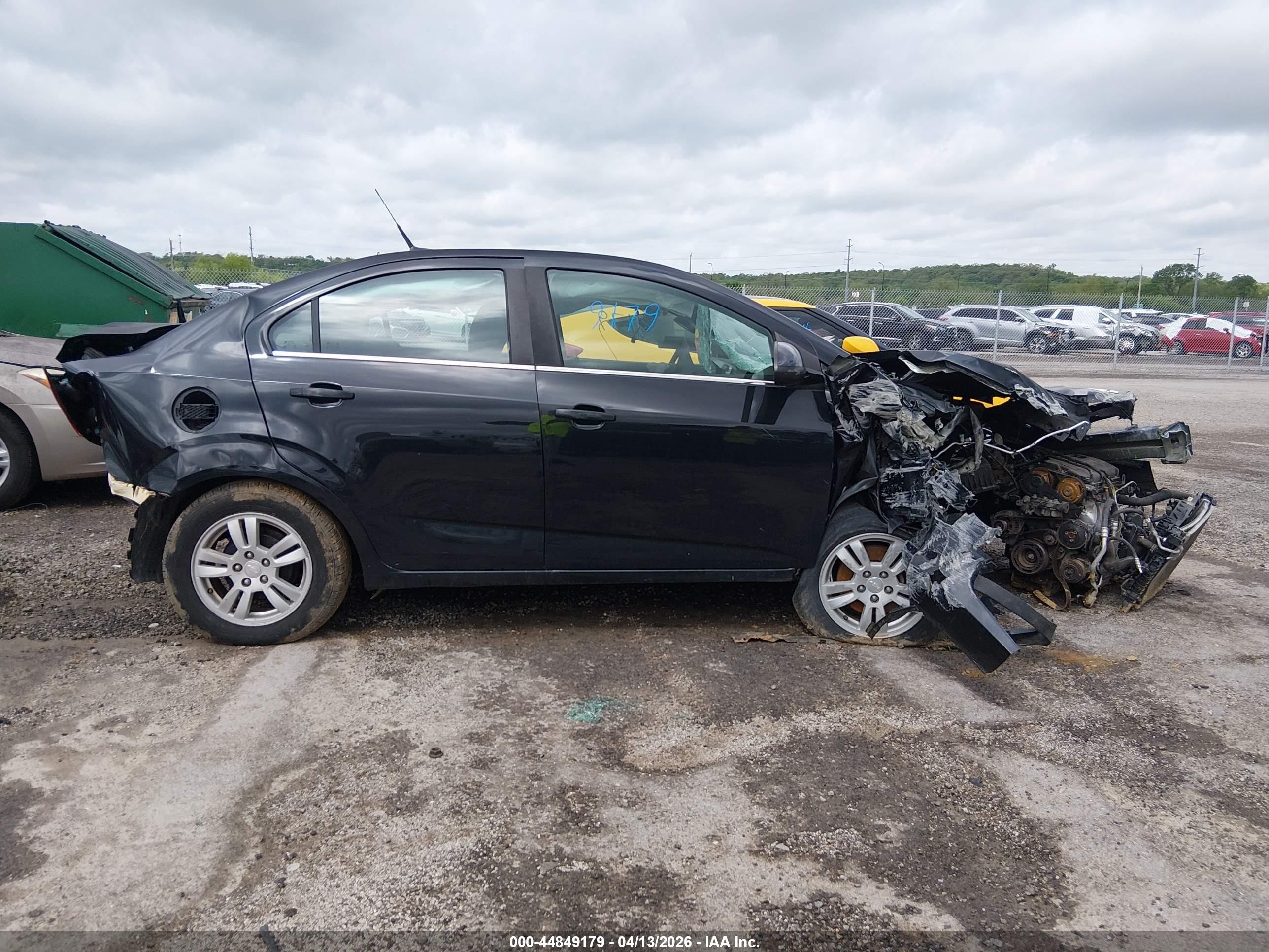 2014 Chevrolet Sonic Lt Auto Black vin: 1G1JC5SH7E4126781