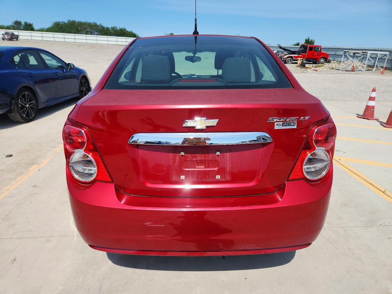 2014 Chevrolet Sonic Красный vin: 1G1JC5SH7E4161403