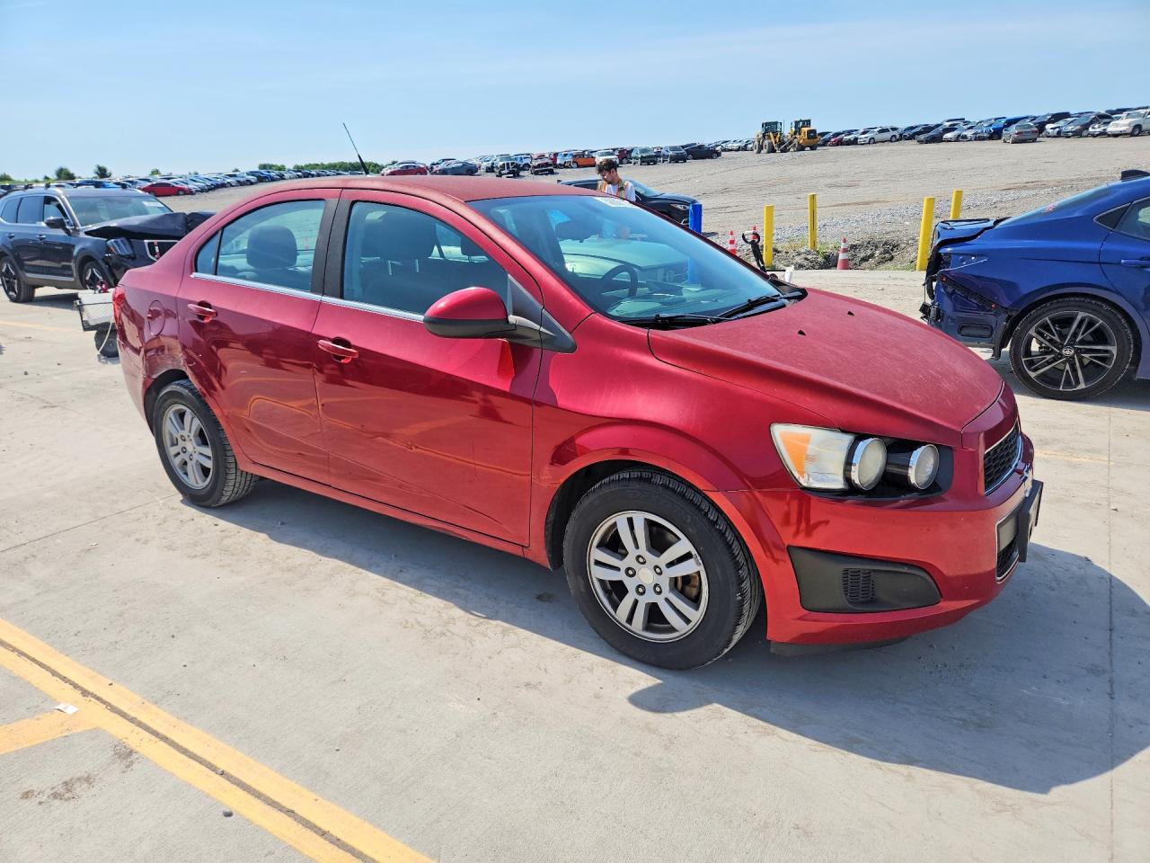 2014 Chevrolet Sonic Красный vin: 1G1JC5SH7E4161403
