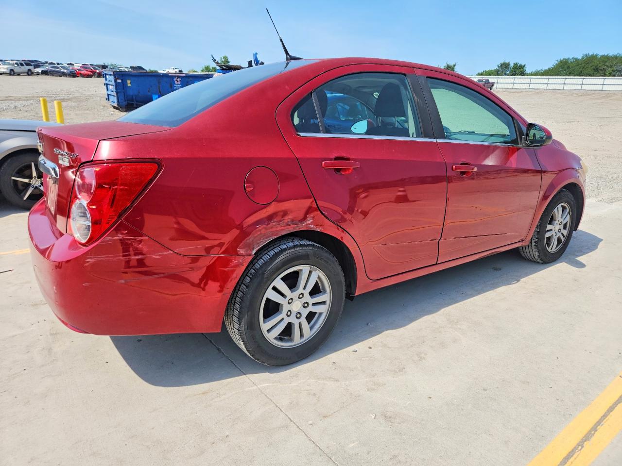 2014 Chevrolet Sonic Красный vin: 1G1JC5SH7E4161403