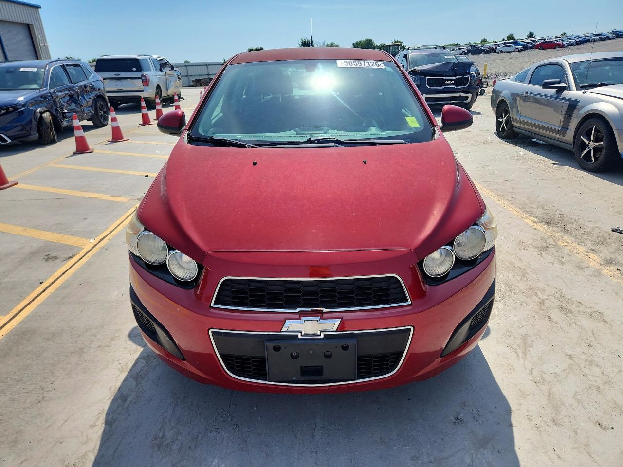 2014 Chevrolet Sonic Красный vin: 1G1JC5SH7E4161403