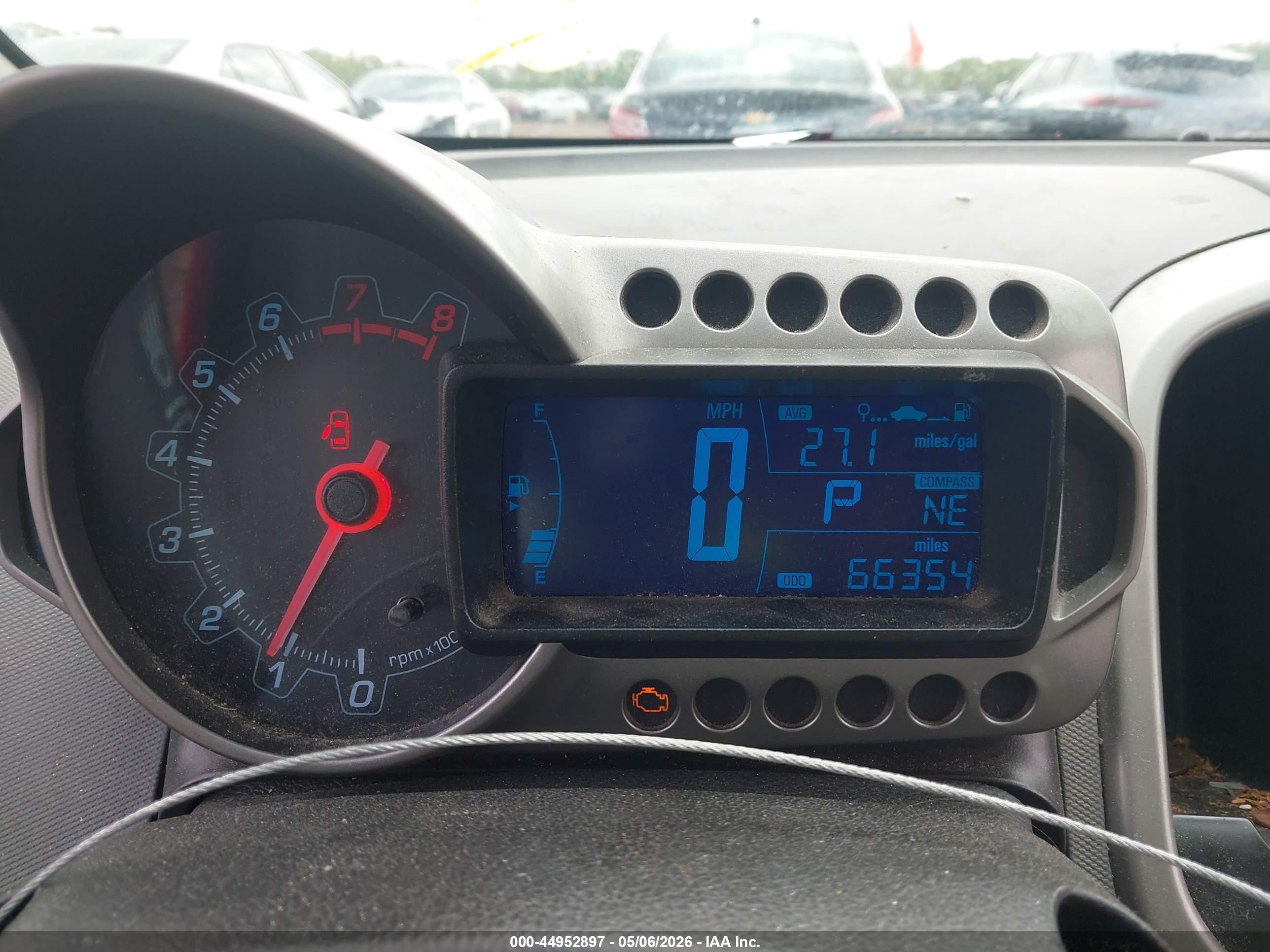 2014 Chevrolet Sonic Lt Auto Red vin: 1G1JC5SH7E4205643