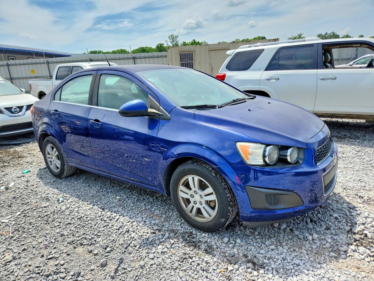 2014 Chevrolet Sonic Lt Blue vin: 1G1JC5SH7E4219705
