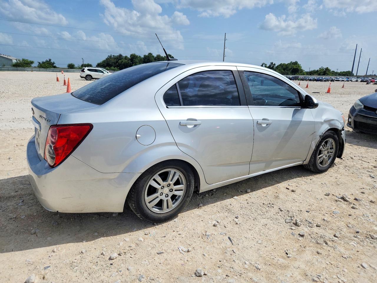 2014 Chevrolet Sonic Lt Silver vin: 1G1JC5SH7E4224354