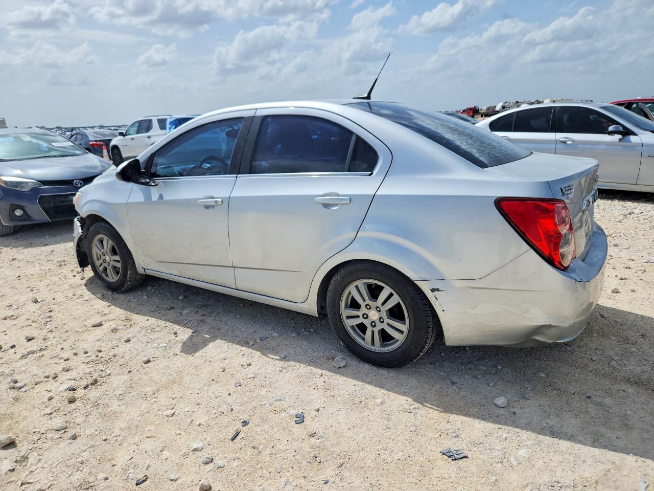 2014 Chevrolet Sonic Lt Silver vin: 1G1JC5SH7E4224354