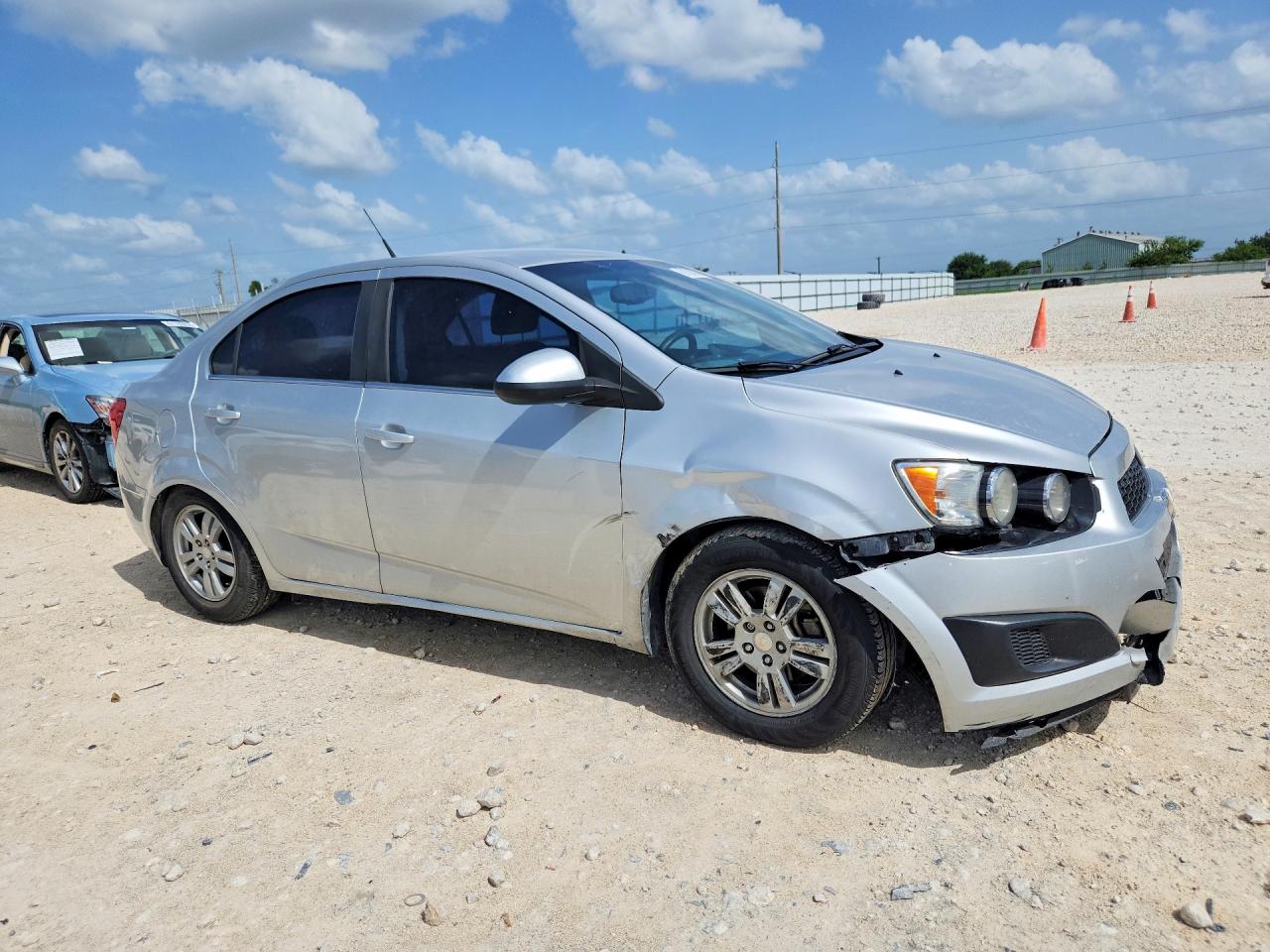 2014 Chevrolet Sonic Lt Silver vin: 1G1JC5SH7E4224354