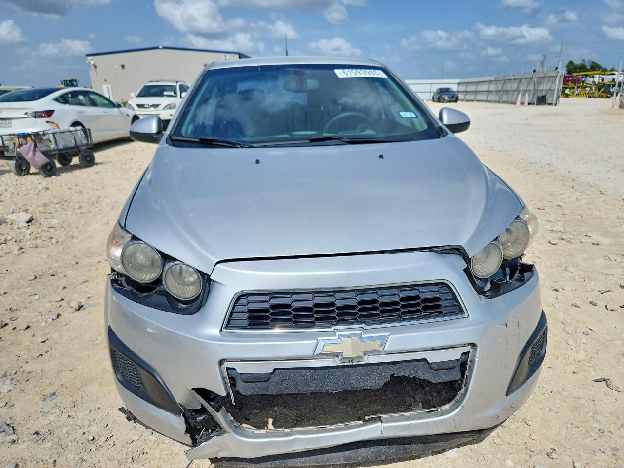 2014 Chevrolet Sonic Lt Silver vin: 1G1JC5SH7E4224354