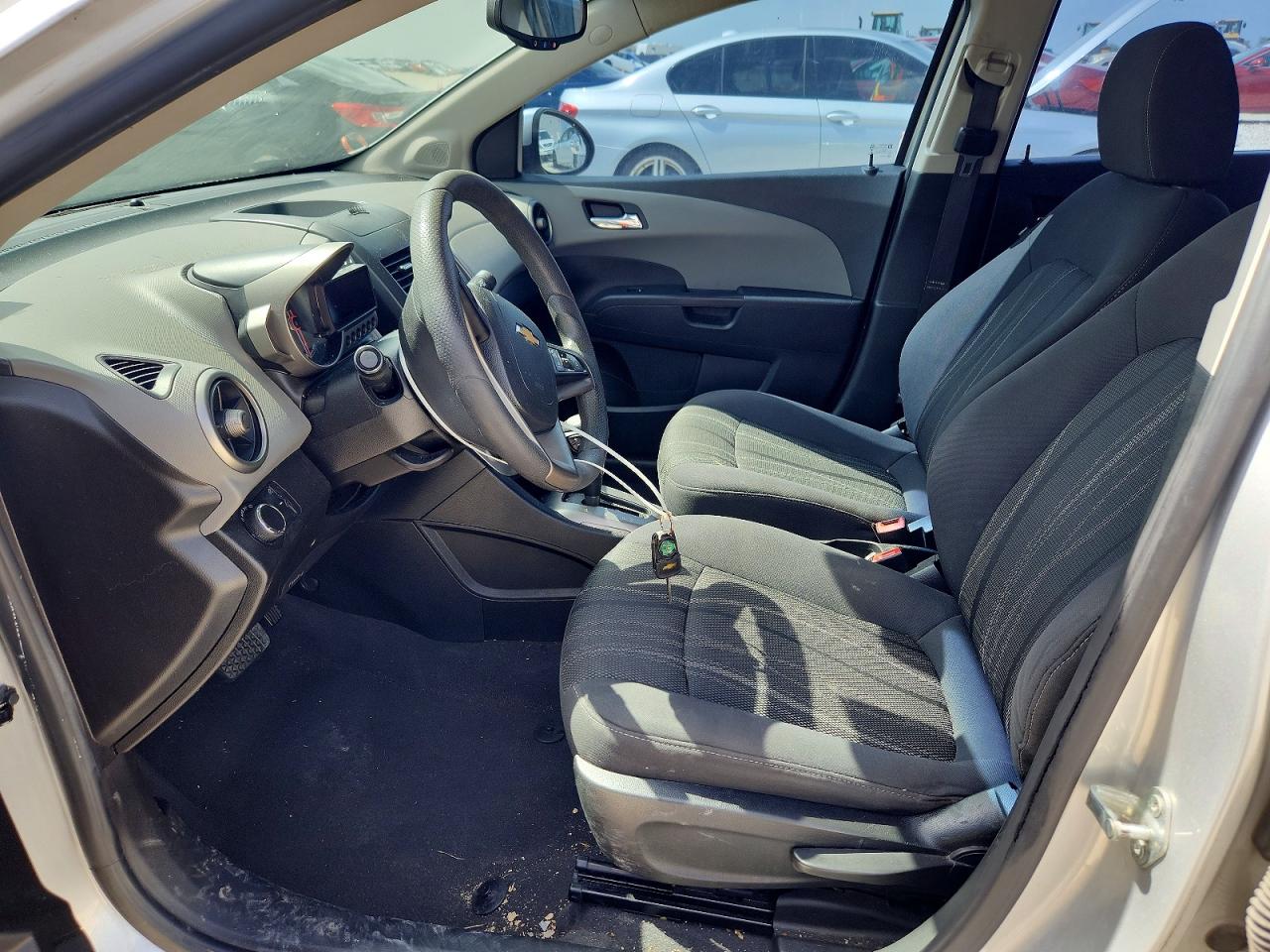 2014 Chevrolet Sonic Lt Silver vin: 1G1JC5SH7E4224354