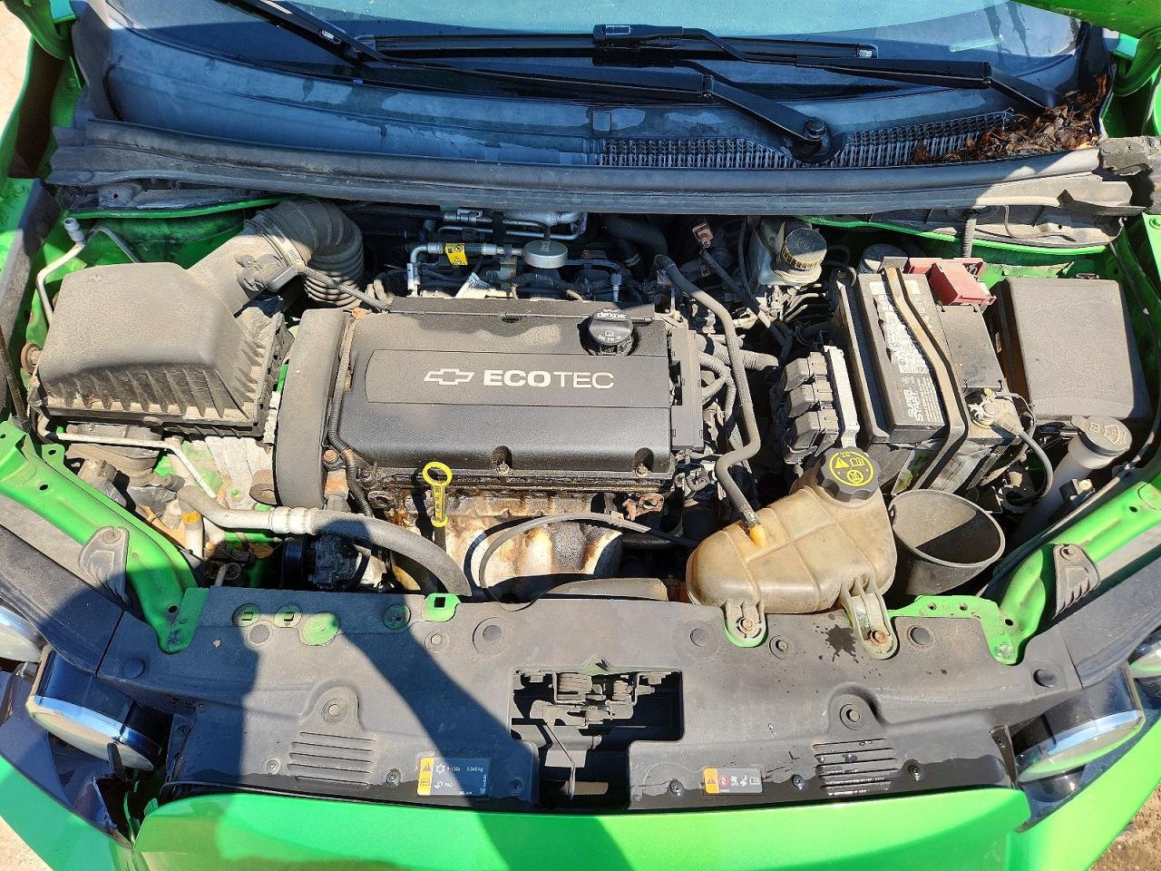 2015 Chevrolet Sonic Lt Green vin: 1G1JC5SH7F4102479
