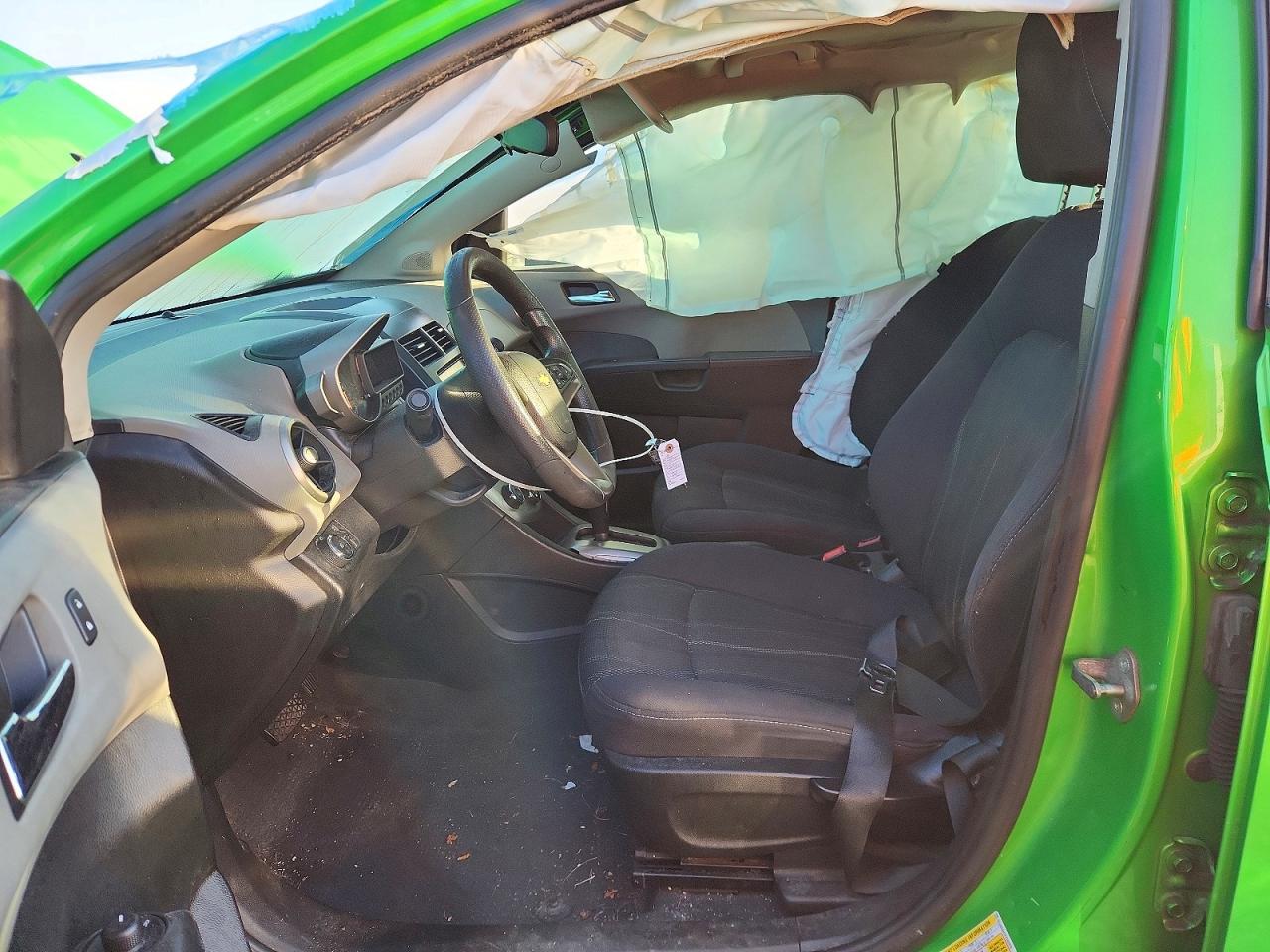 2015 Chevrolet Sonic Lt Green vin: 1G1JC5SH7F4102479