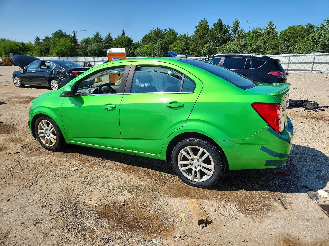 2015 Chevrolet Sonic Lt Green vin: 1G1JC5SH7F4102479