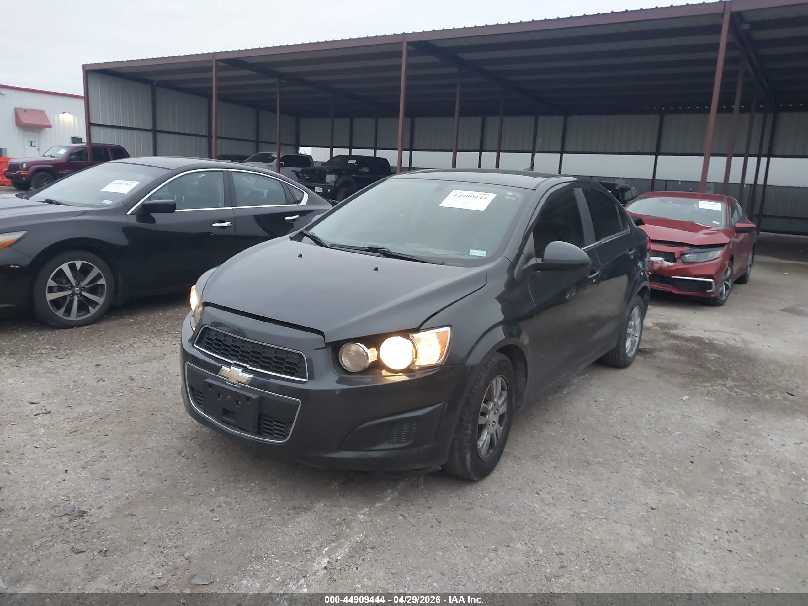 2015 Chevrolet Sonic Lt Auto Черный vin: 1G1JC5SH7F4155568