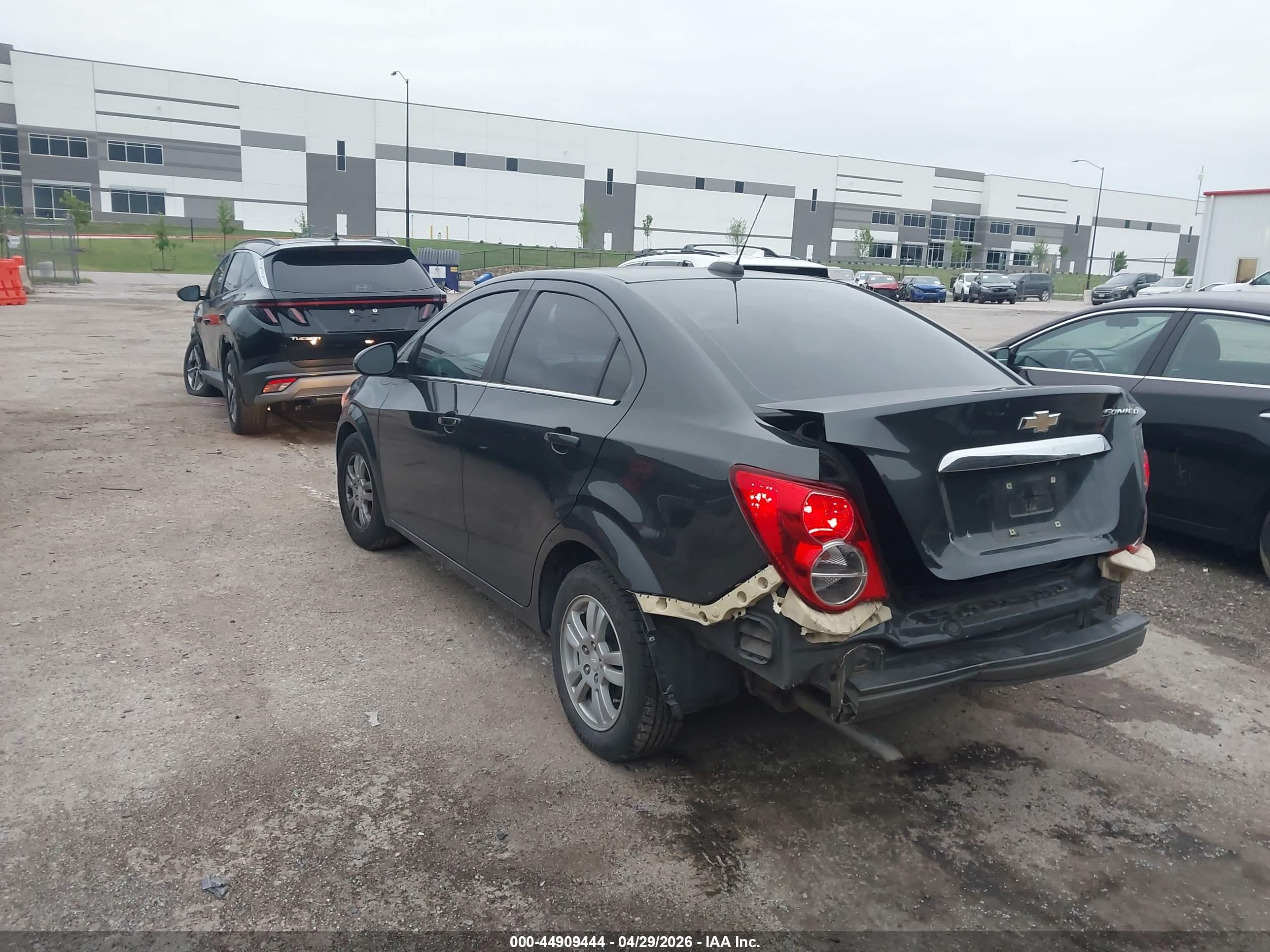 2015 Chevrolet Sonic Lt Auto Черный vin: 1G1JC5SH7F4155568