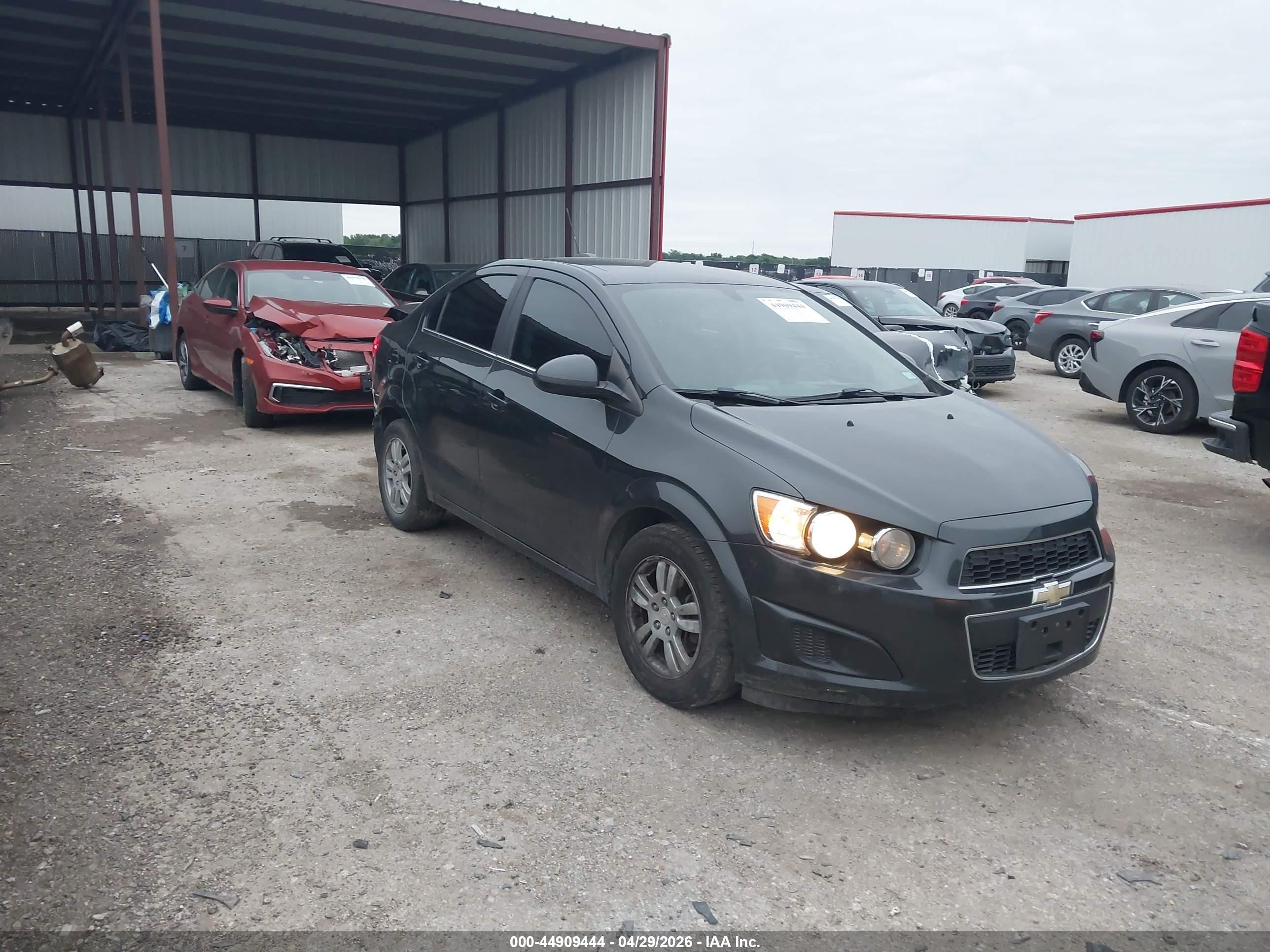2015 Chevrolet Sonic Lt Auto Черный vin: 1G1JC5SH7F4155568
