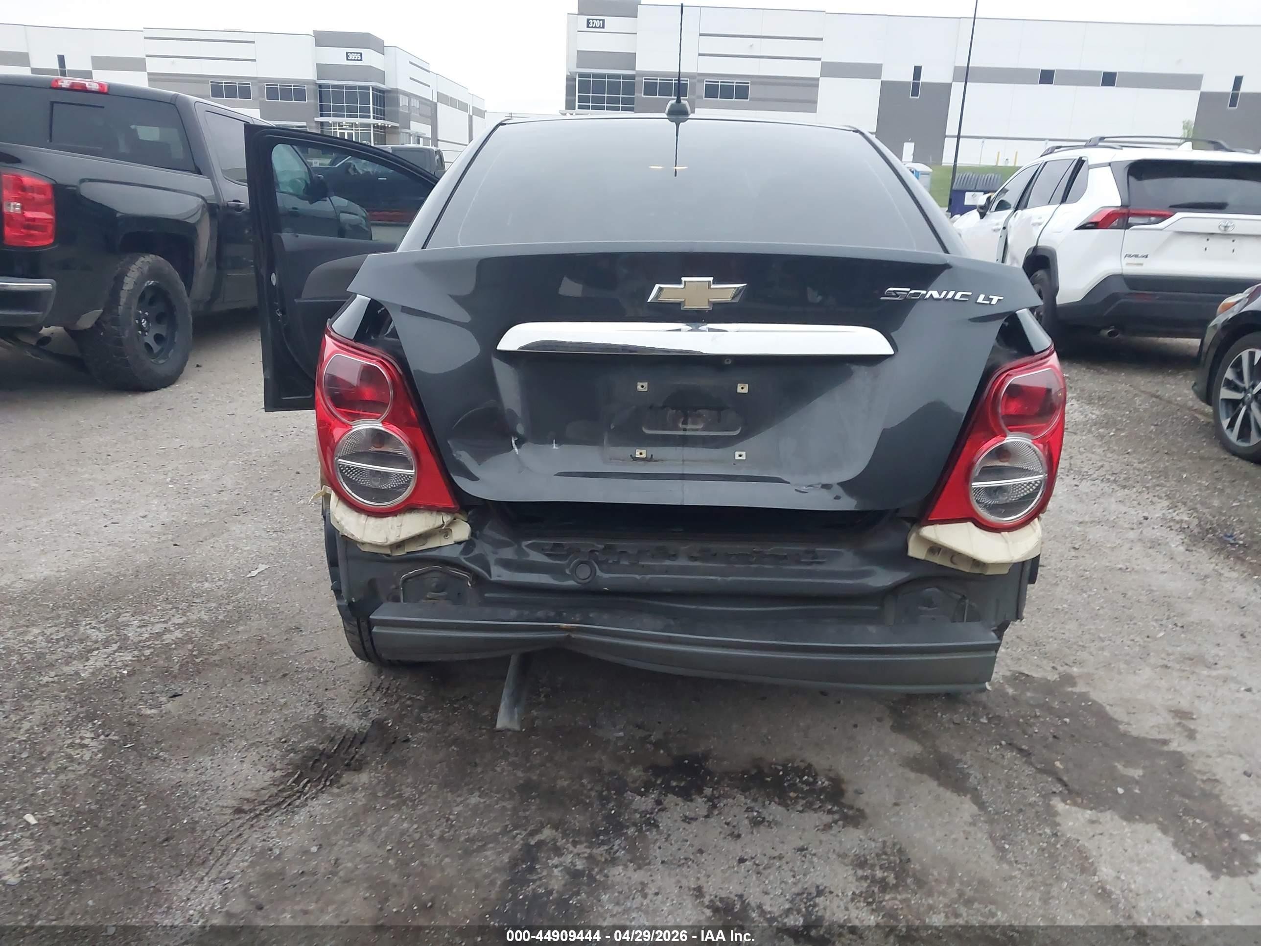 2015 Chevrolet Sonic Lt Auto Черный vin: 1G1JC5SH7F4155568