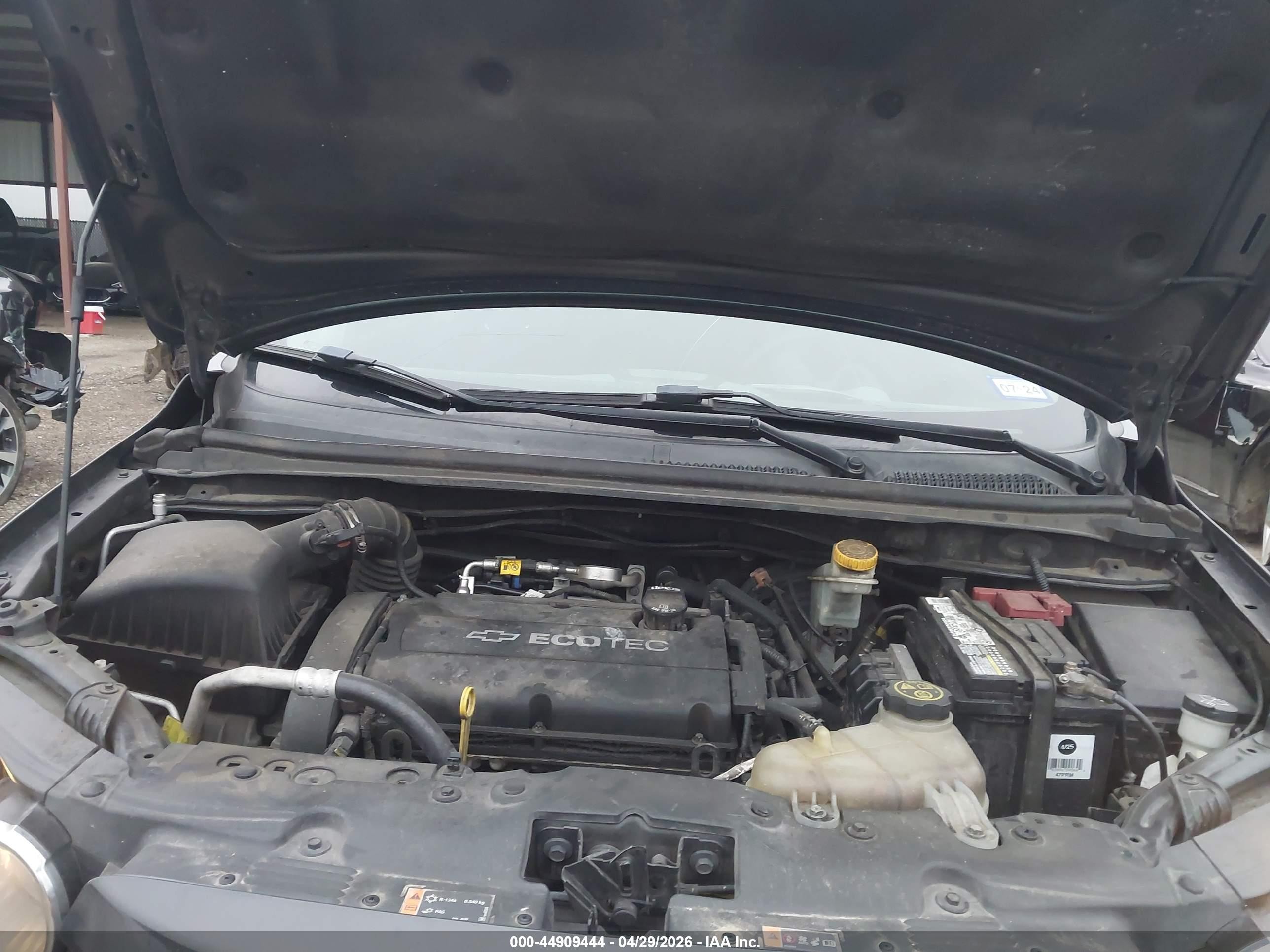 2015 Chevrolet Sonic Lt Auto Черный vin: 1G1JC5SH7F4155568