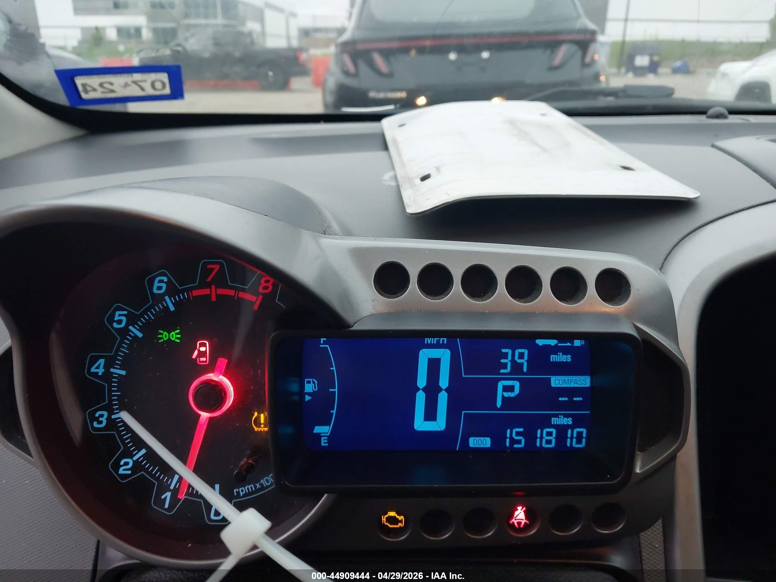 2015 Chevrolet Sonic Lt Auto Черный vin: 1G1JC5SH7F4155568