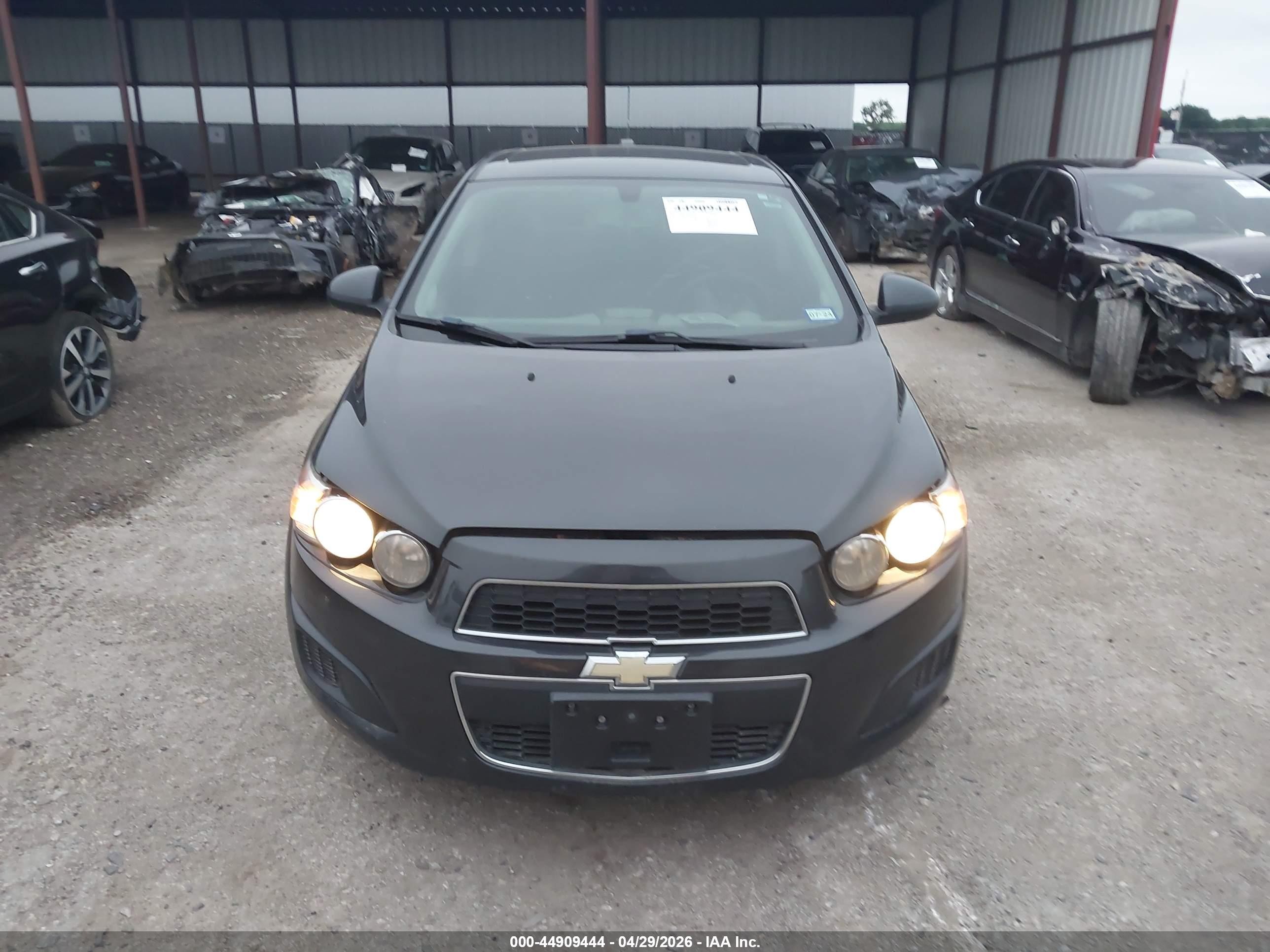 2015 Chevrolet Sonic Lt Auto Черный vin: 1G1JC5SH7F4155568