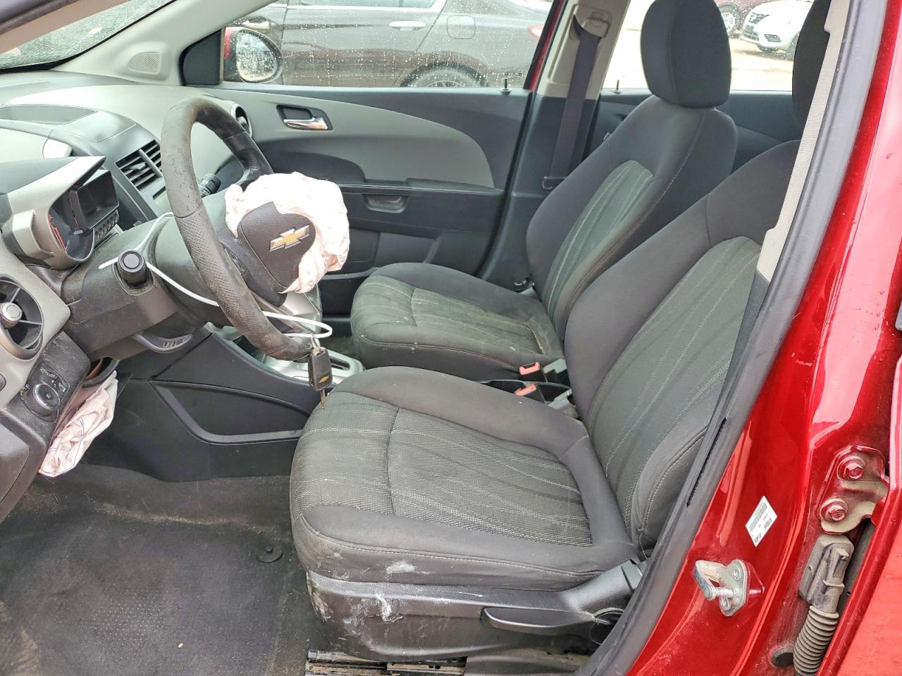 2015 Chevrolet Sonic Lt Red vin: 1G1JC5SH7F4168790