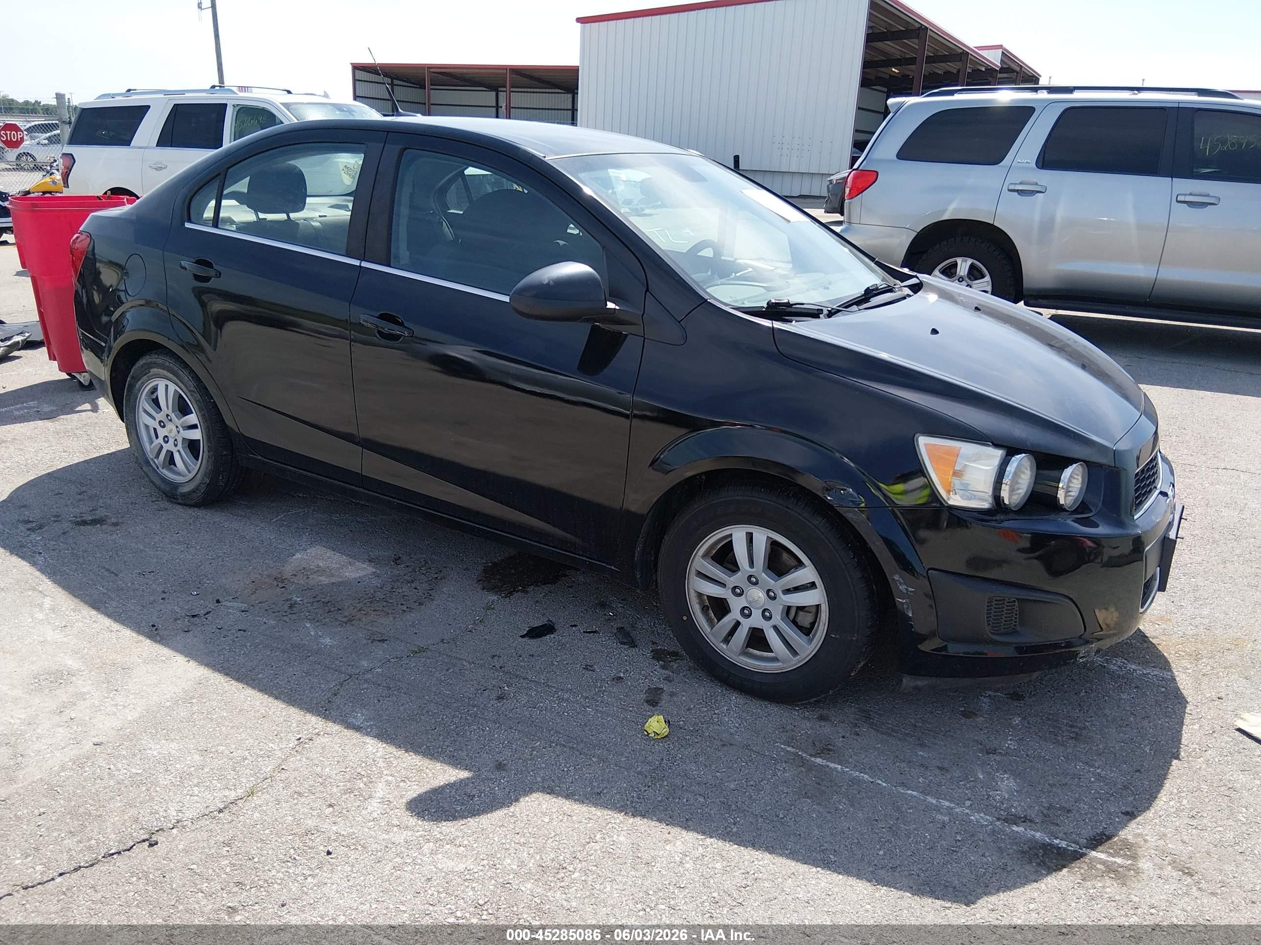2012 Chevrolet Sonic 2lt Black vin: 1G1JC5SH8C4110005